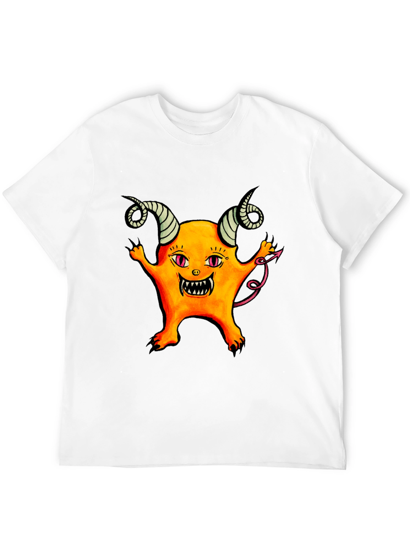 Black Monster Graphic Black T-Shirt view 12