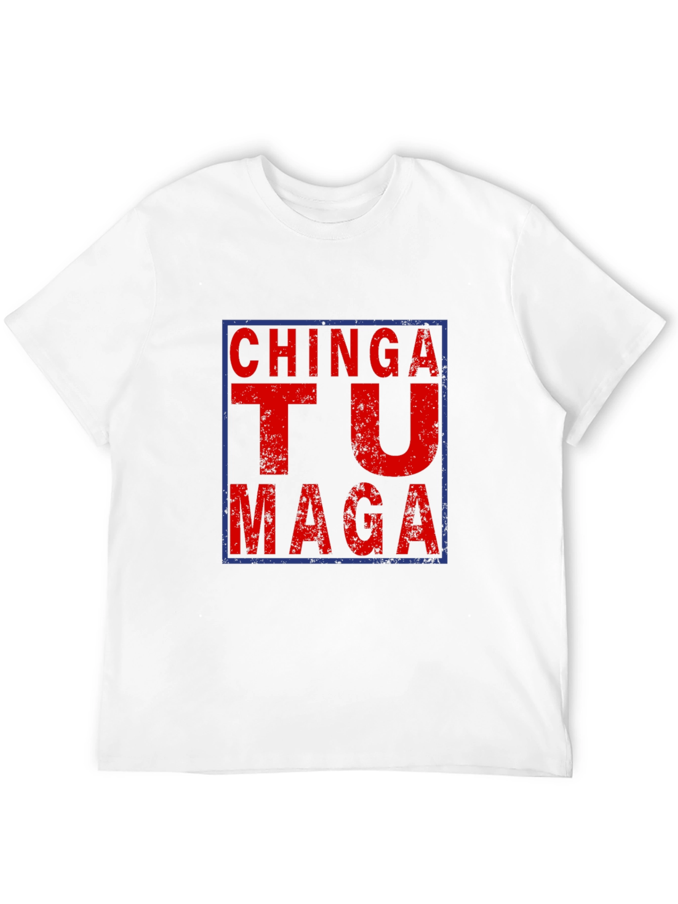 Black Chinga Tu MAGA Graphic Tee - Political Humor T-Shirt view 12