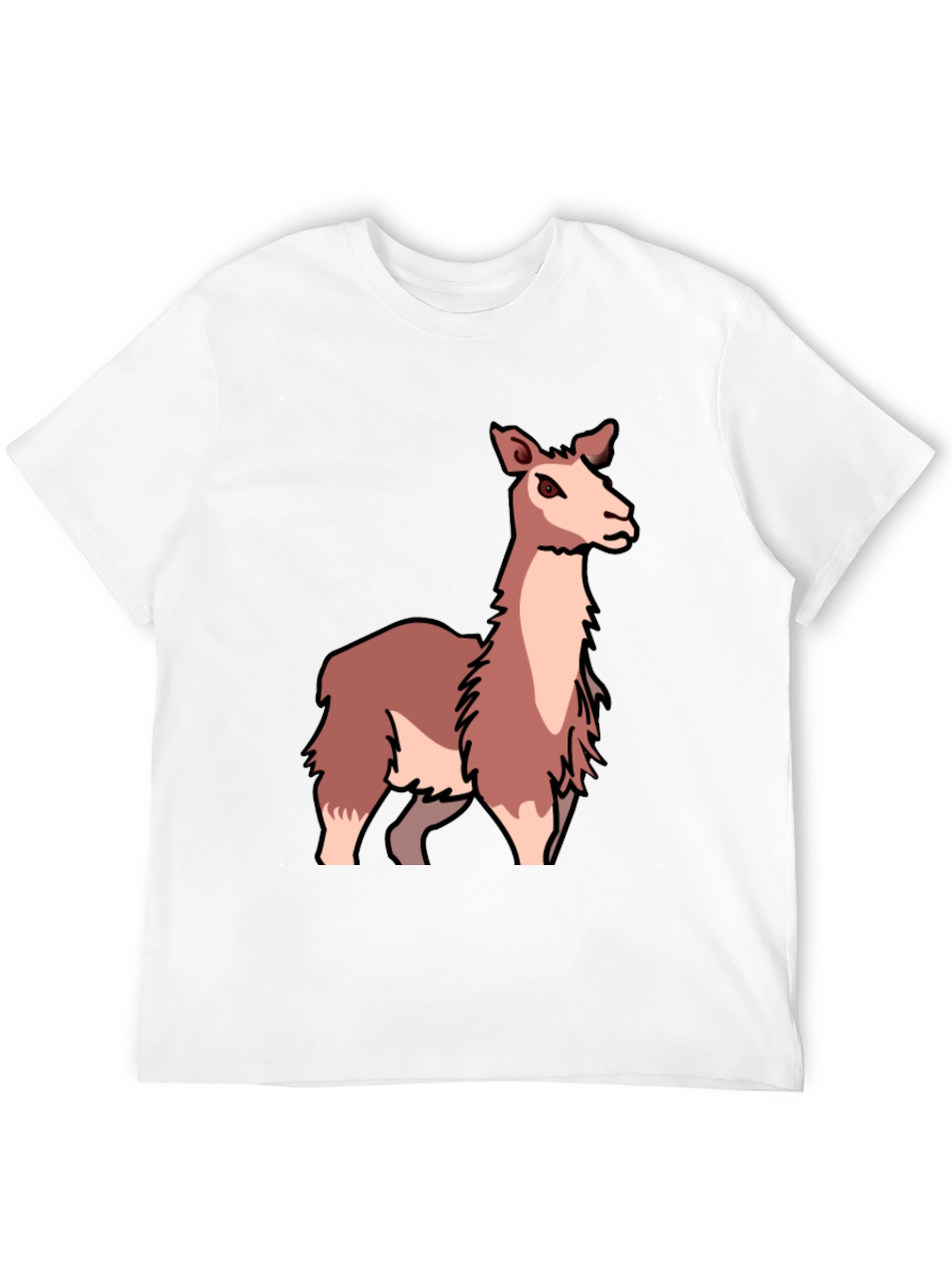 Black Llama Graphic Tee - Soft & Stylish Black T-Shirt view 12