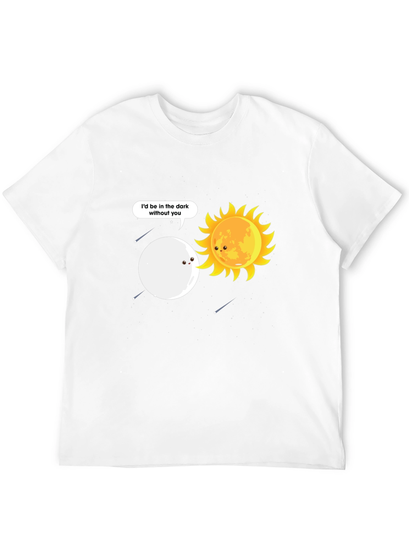 Black Sun and Moon Graphic Tee - I'd Be in the Dark Without You view 12