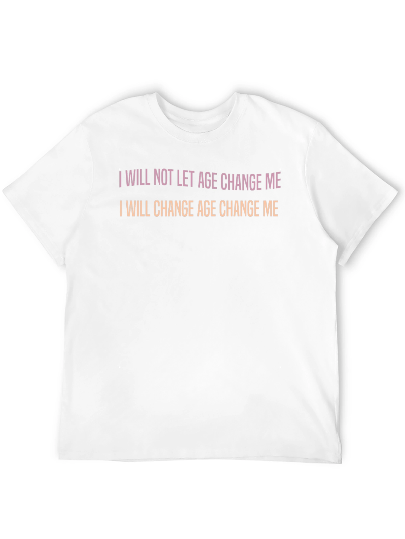 Black I Will Change Age Black Cotton Tee view 12