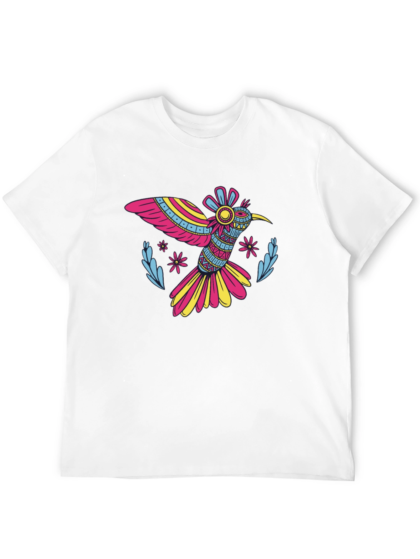 Black Hummingbird Graphic T-Shirt - Vibrant Bird Design view 12