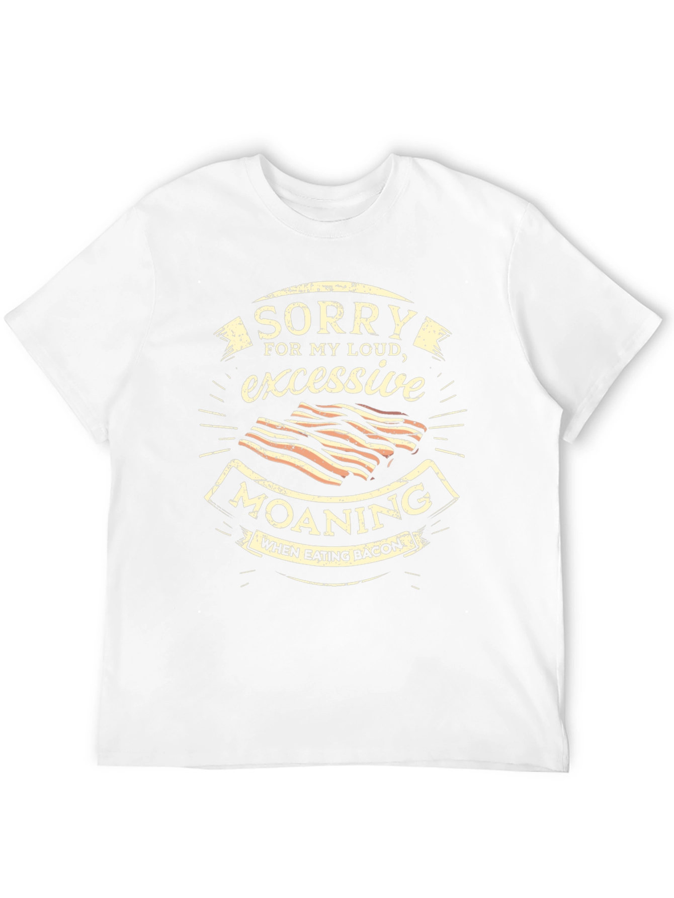 Black Funny Bacon Lover Graphic T-Shirt view 12