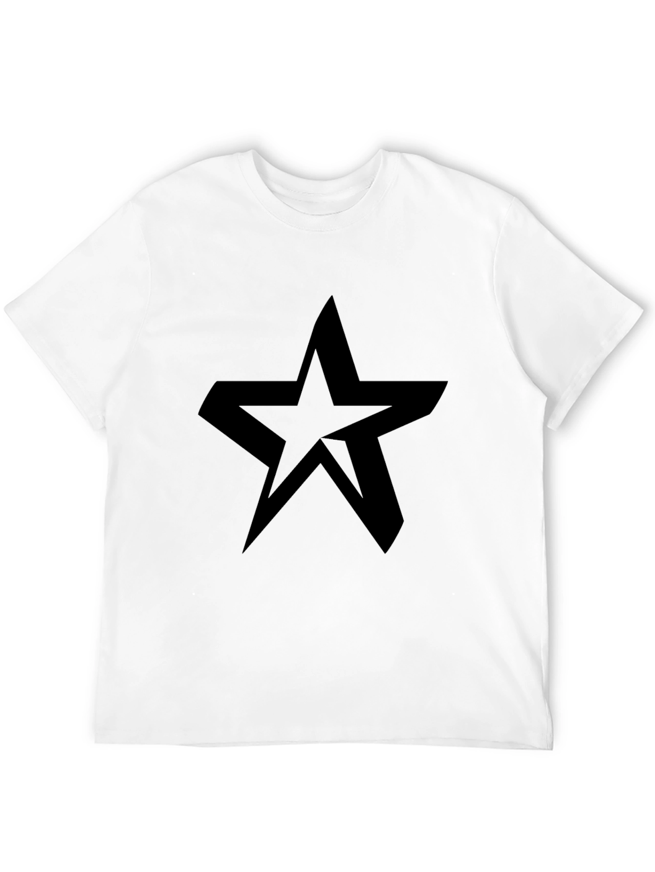 Black Black Star Graphic Tee - Bold & Stylish Menswear view 12
