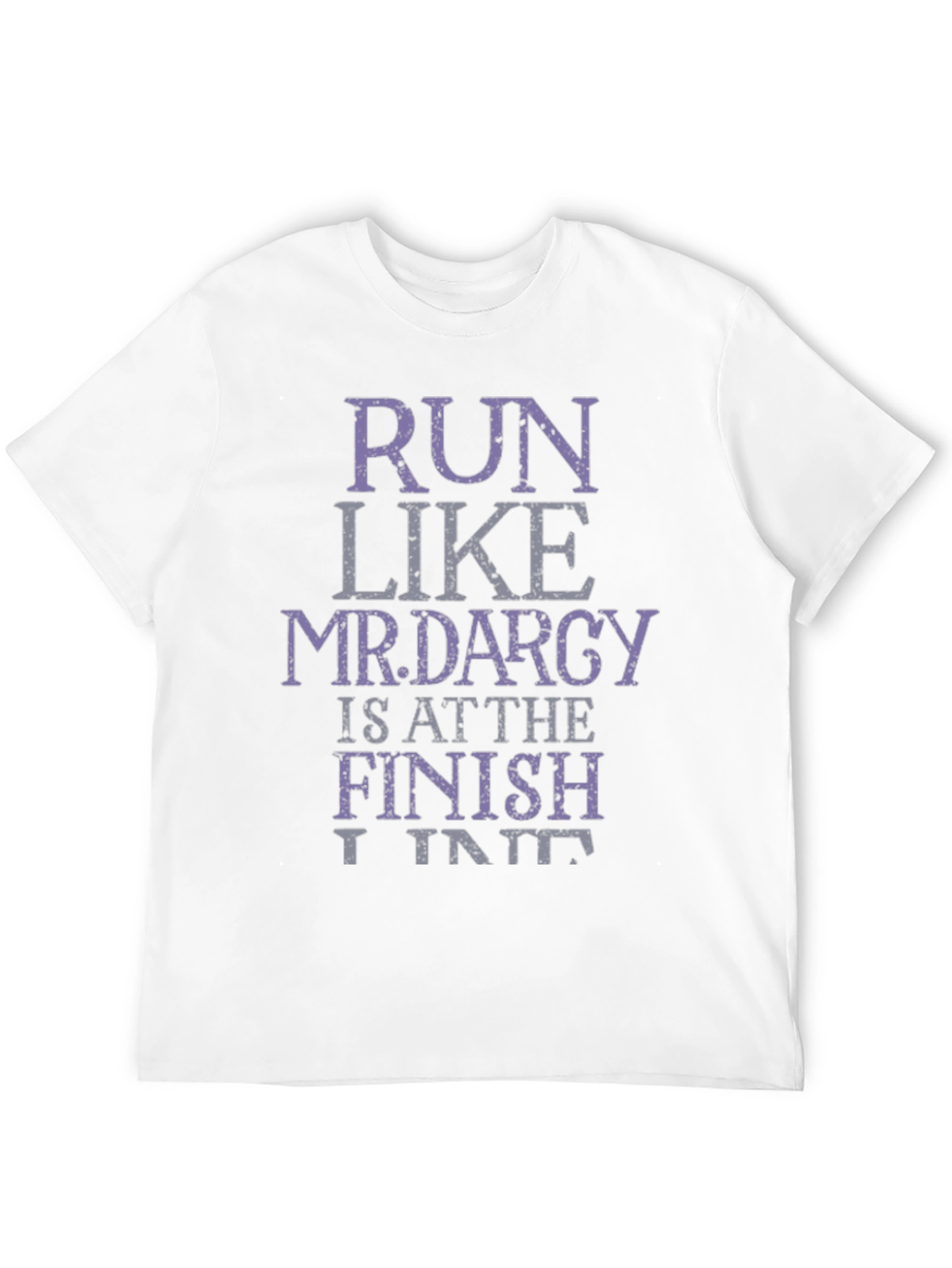 Black Run Like Mr. Darcy T-Shirt Funny Novelty Tee view 12