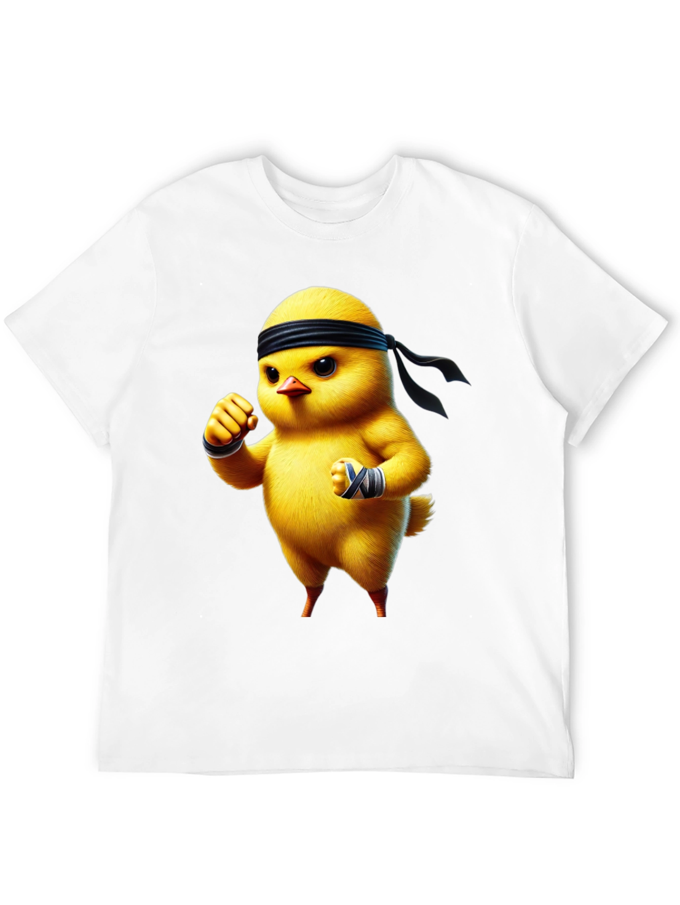 Black Martial Arts Chick Black T-Shirt view 12