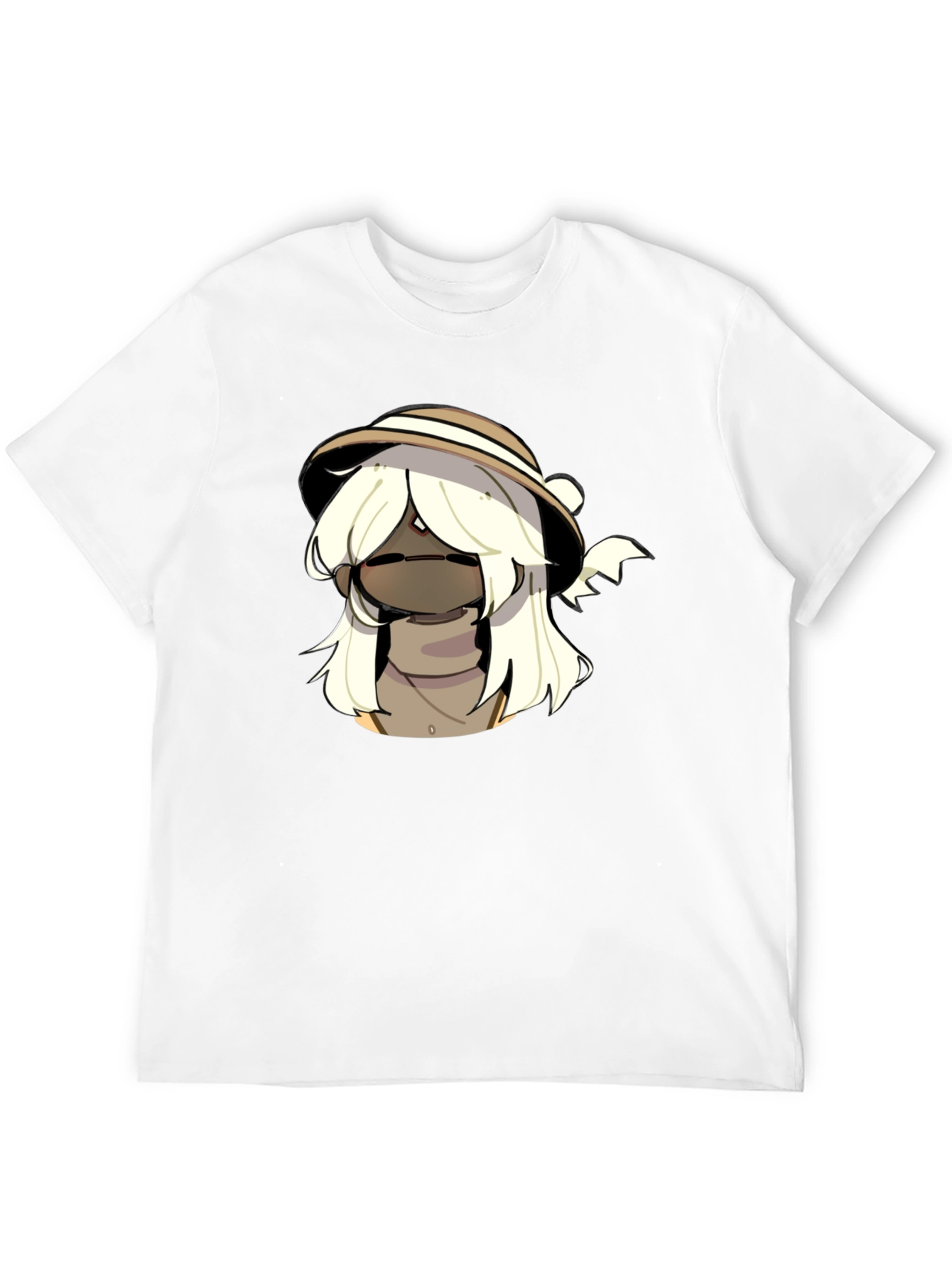 Black Cool Cartoon Character Black T-Shirt view 12
