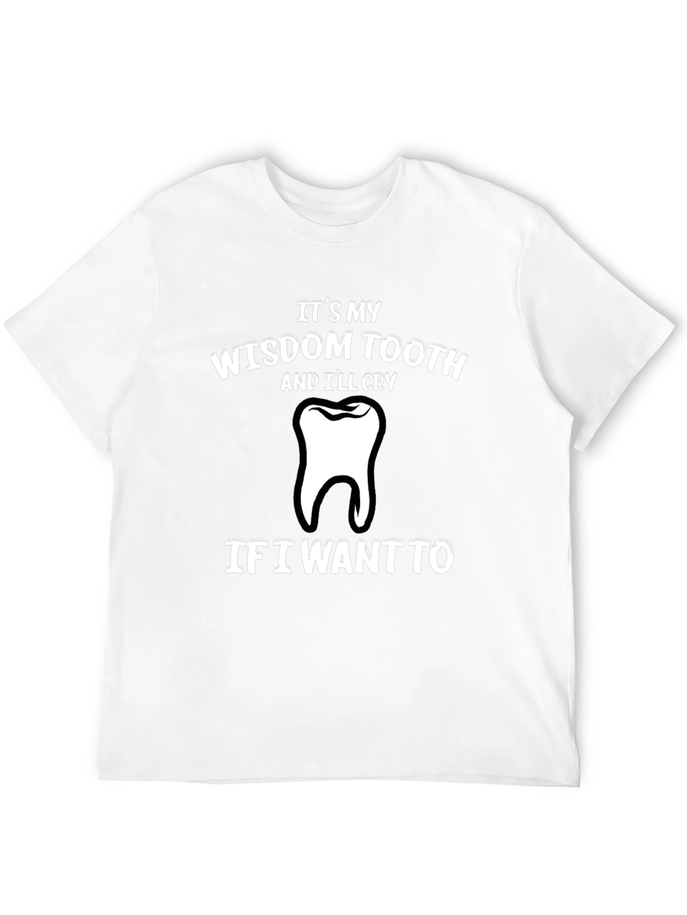 Black Wisdom Tooth Graphic T-Shirt - Funny and Comfortable! view 12
