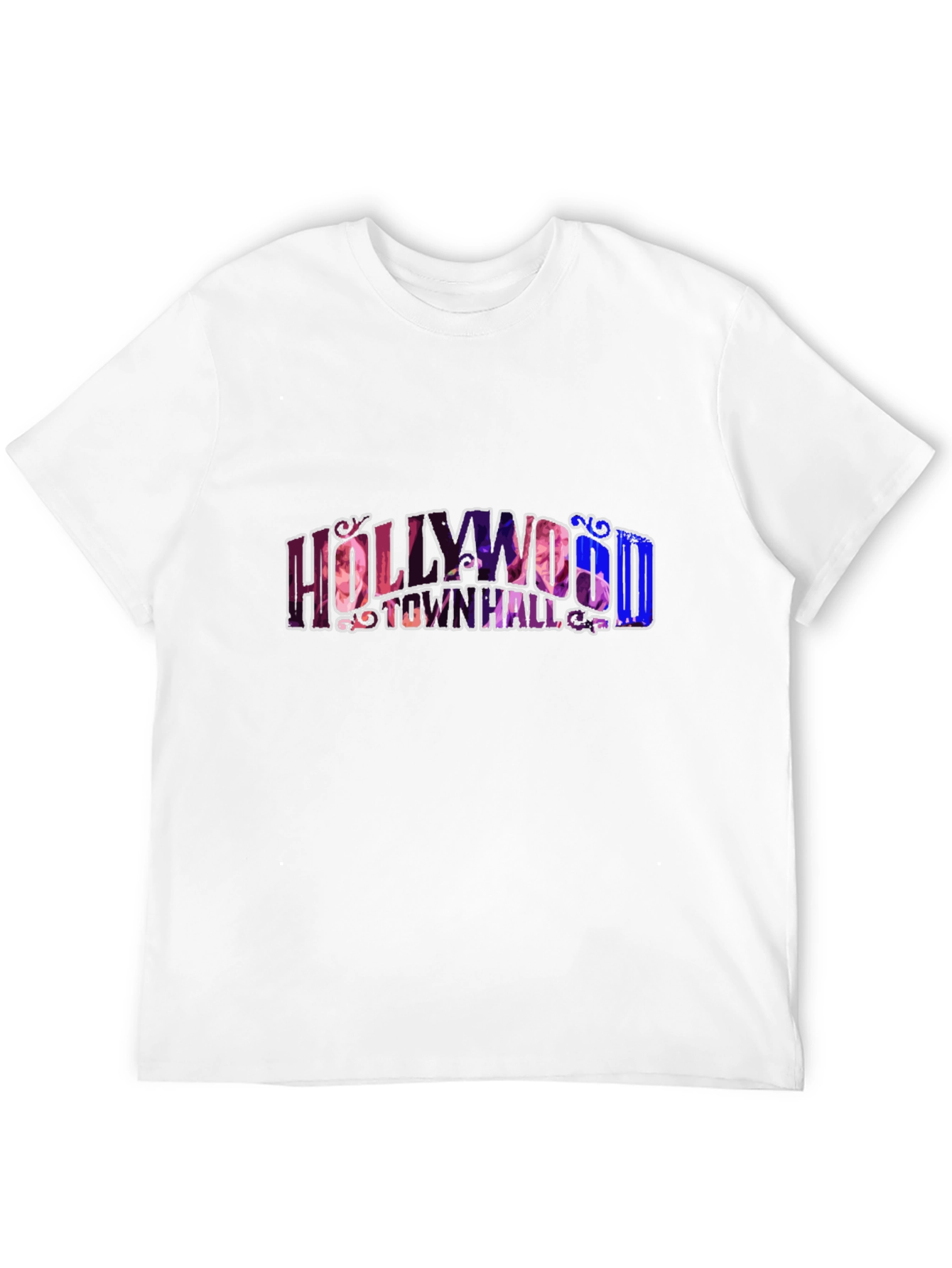 Black Hollywood Town Hall Black Graphic Tee view 12
