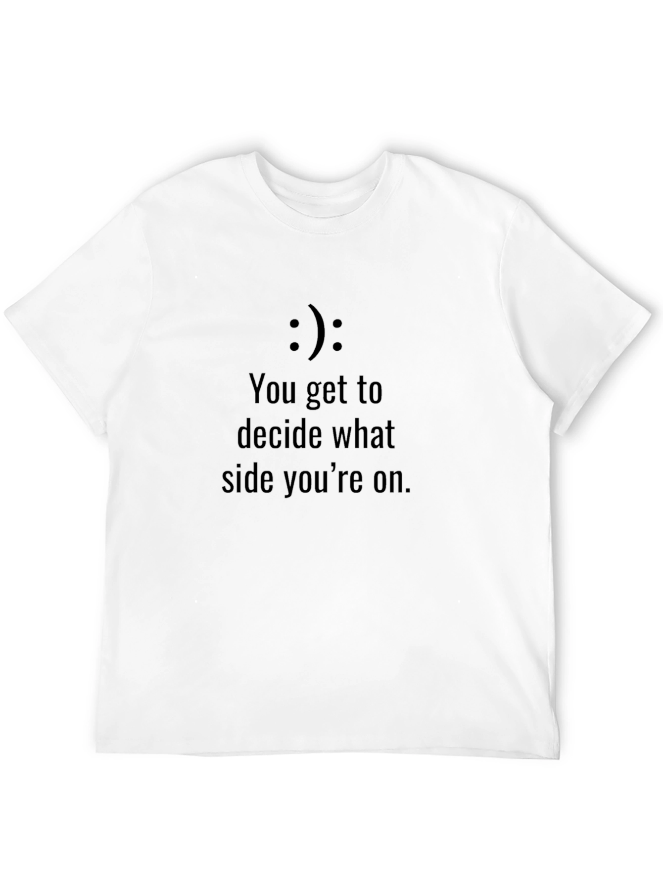 Black You Decide T-Shirt view 12