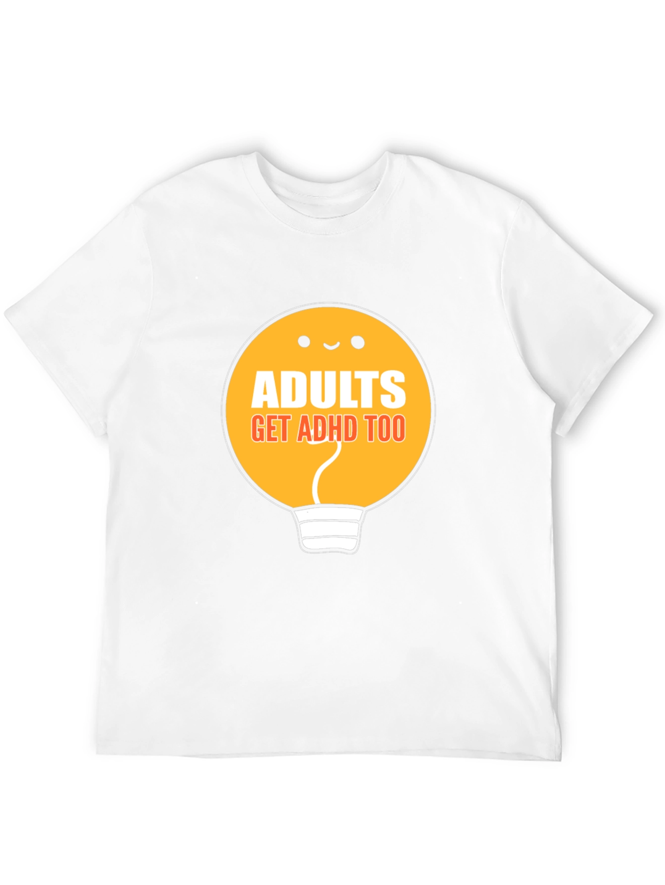 Black Adults Get ADHD Too Black T-Shirt view 12