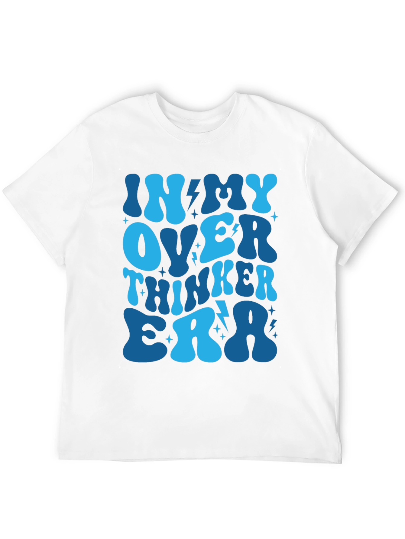 Black In My Overthinker Era Graphic Tee view 12