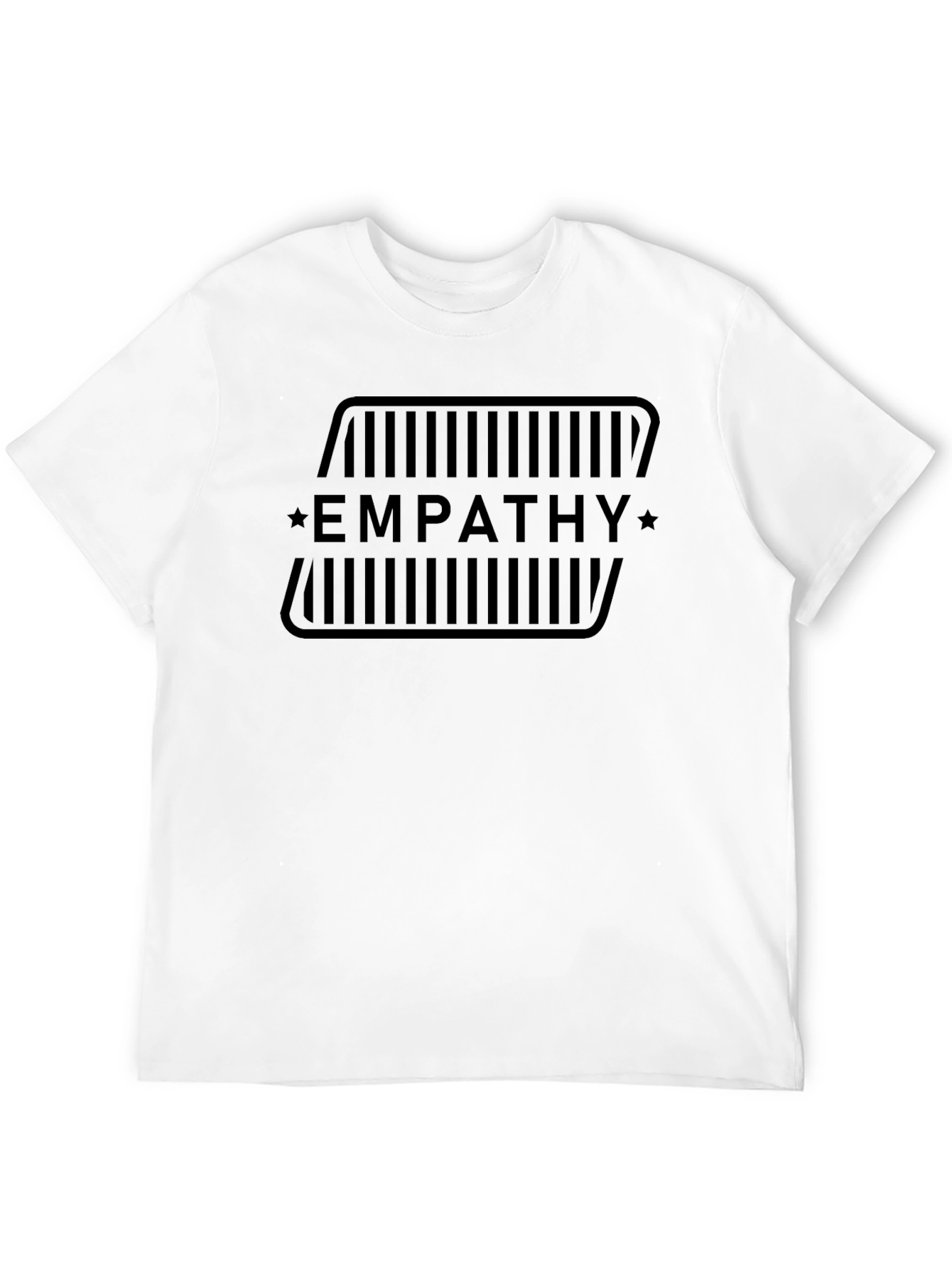 Black Empathy Graphic Tee - Soft Cotton Blend, Stylish Design view 12