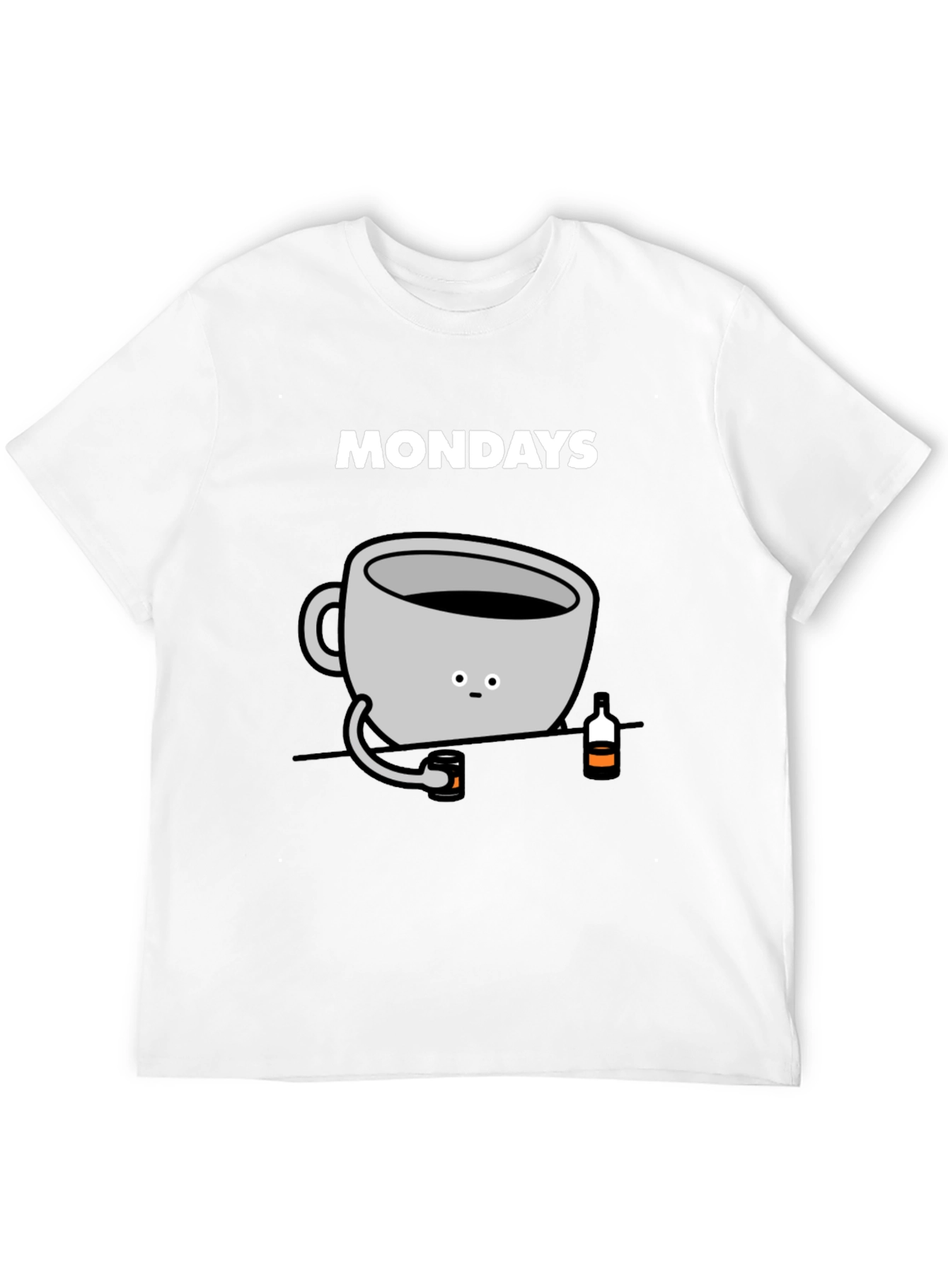 Black Mondays Coffee Mug Graphic Tee - Soft Cotton T-Shirt view 12