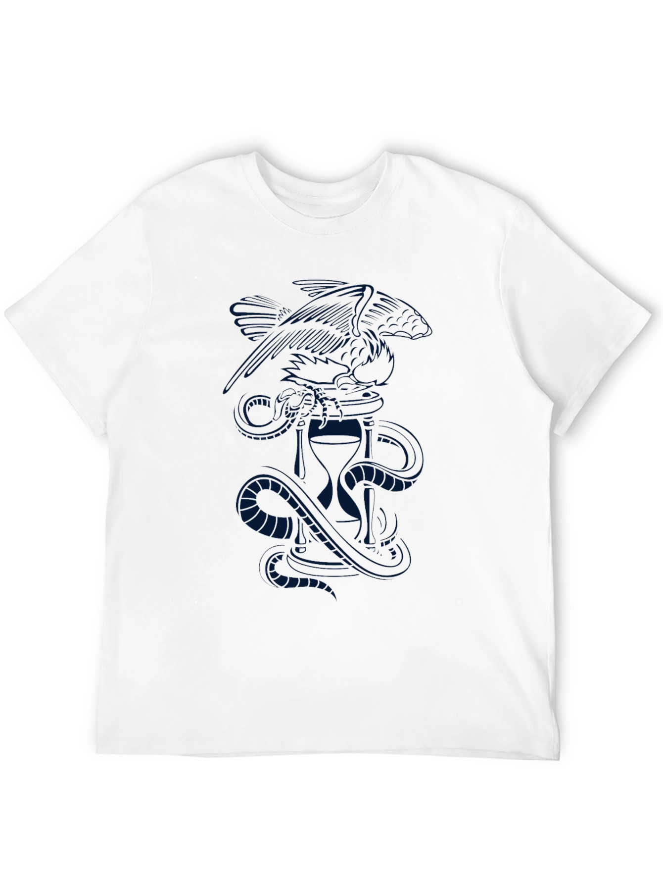 Black Men's Black Graphic Print Tee view 12