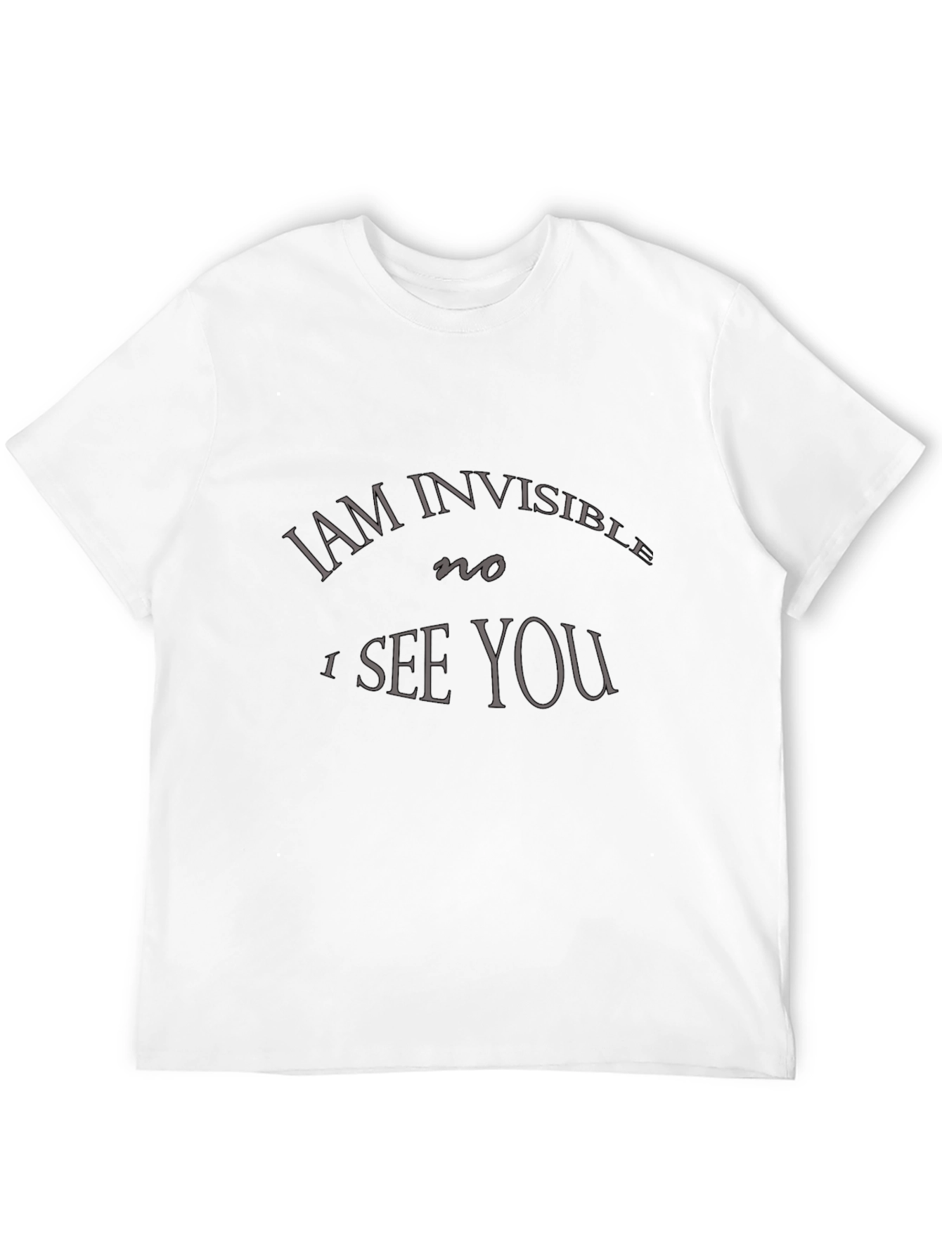 Black I am Invisible Tee view 12