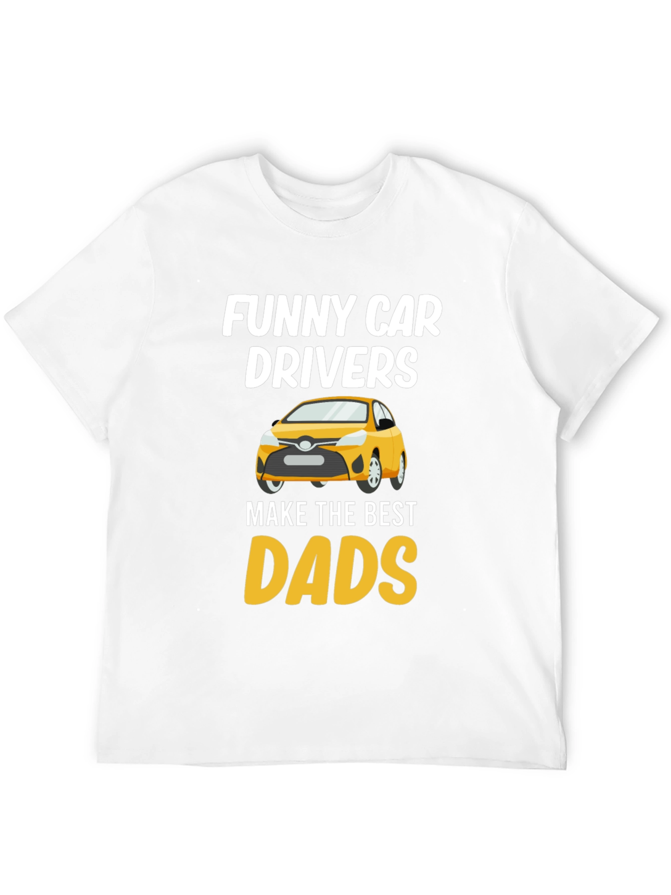 Black Funny Car Drivers Best Dads T-Shirt view 12