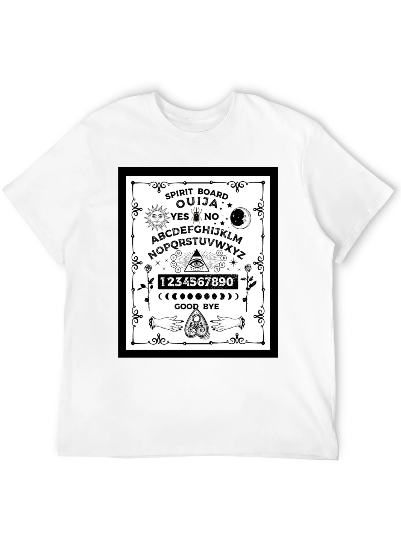 Ouija Spirit Board Graphic T-Shirt - Gothic Style - 12