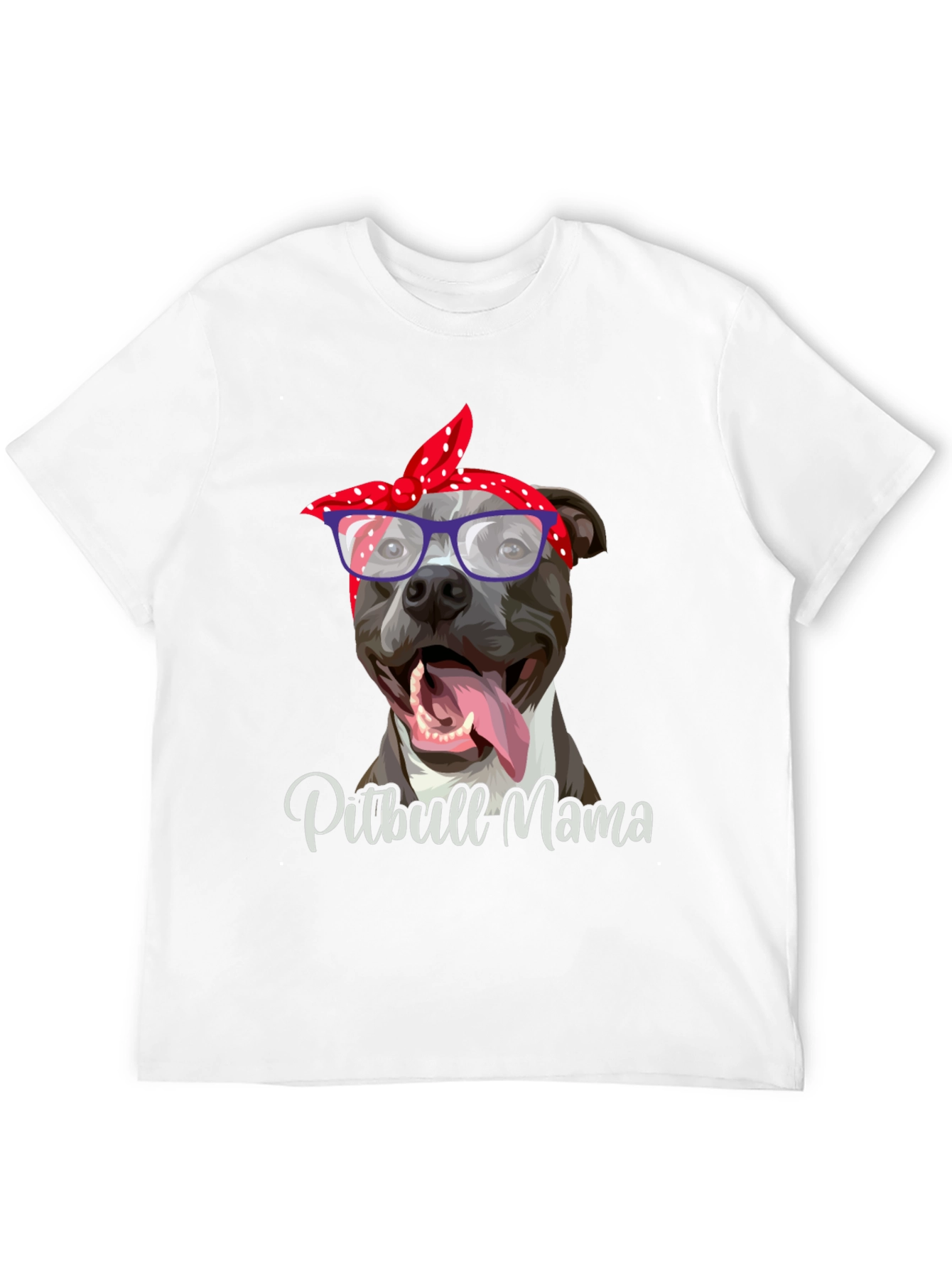 Pitbull Mama Graphic Tee - Stylish Dog Lover Shirt - 12