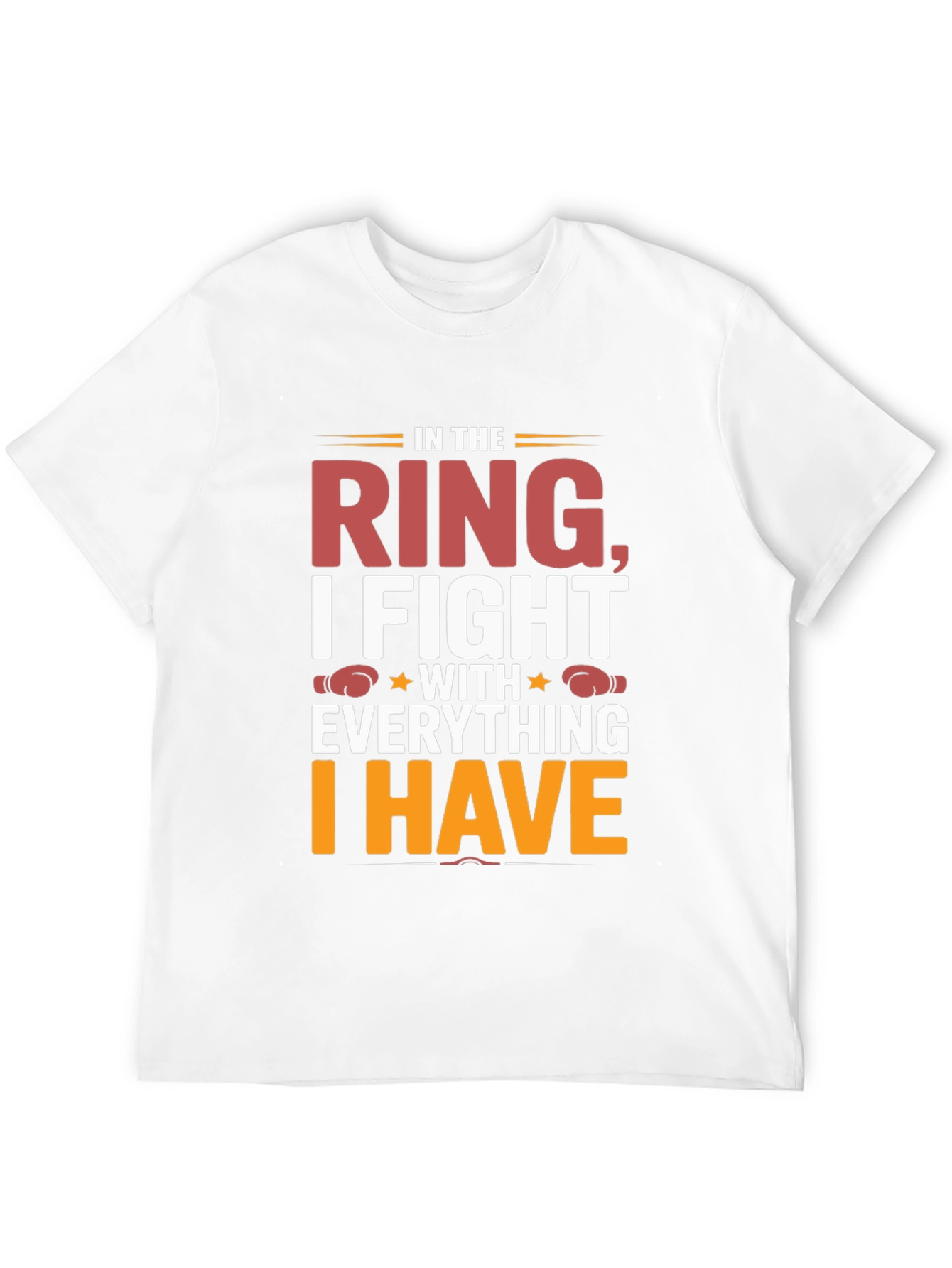 Black In The Ring I Fight Graphic T-Shirt view 12