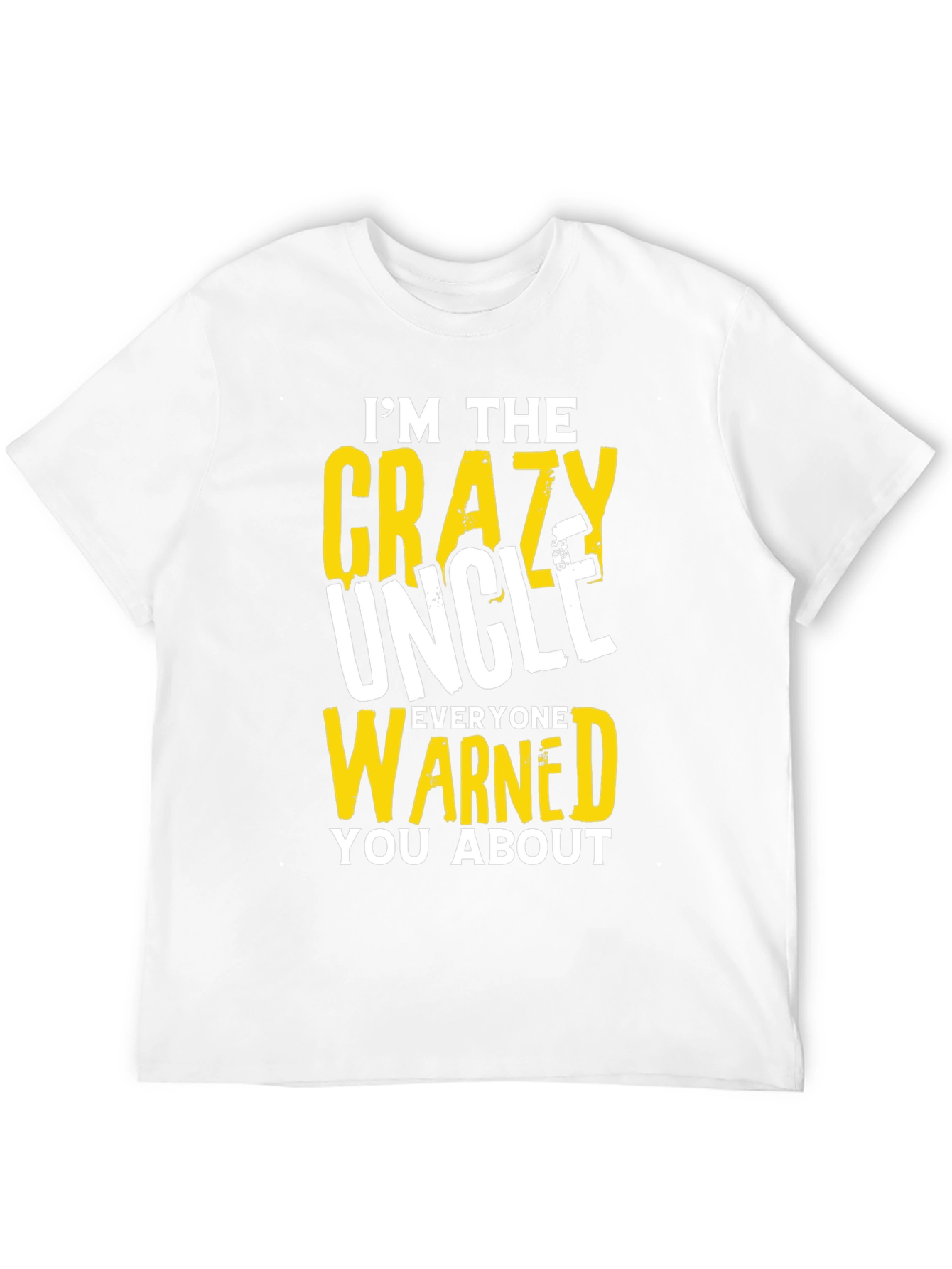 Black Crazy Uncle T-Shirt - Funny Novelty Tee view 12