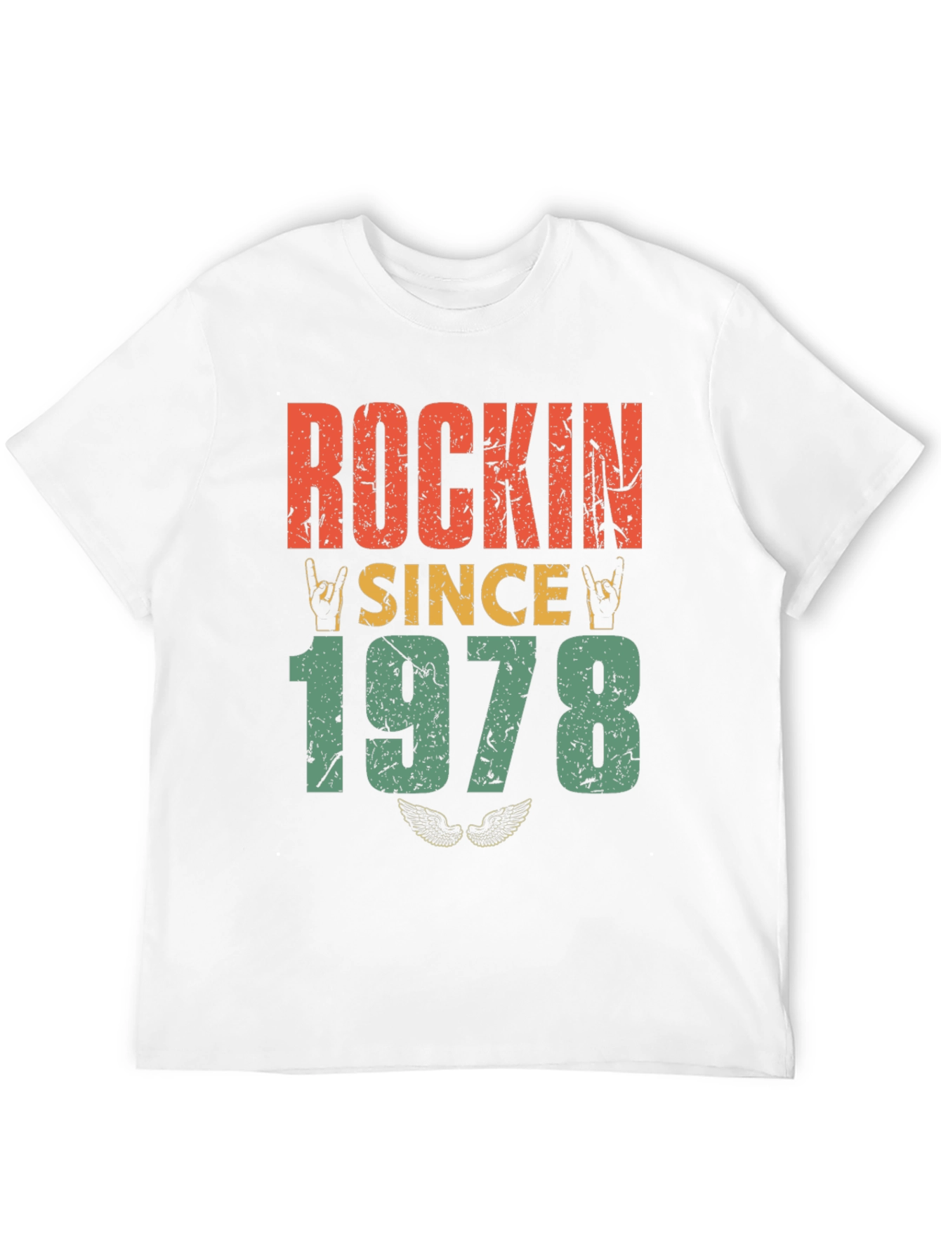 Black Rockin Since 1978 T-Shirt view 12
