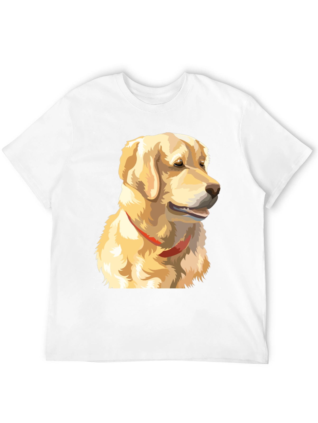 Black Golden Retriever Graphic T-Shirt view 12