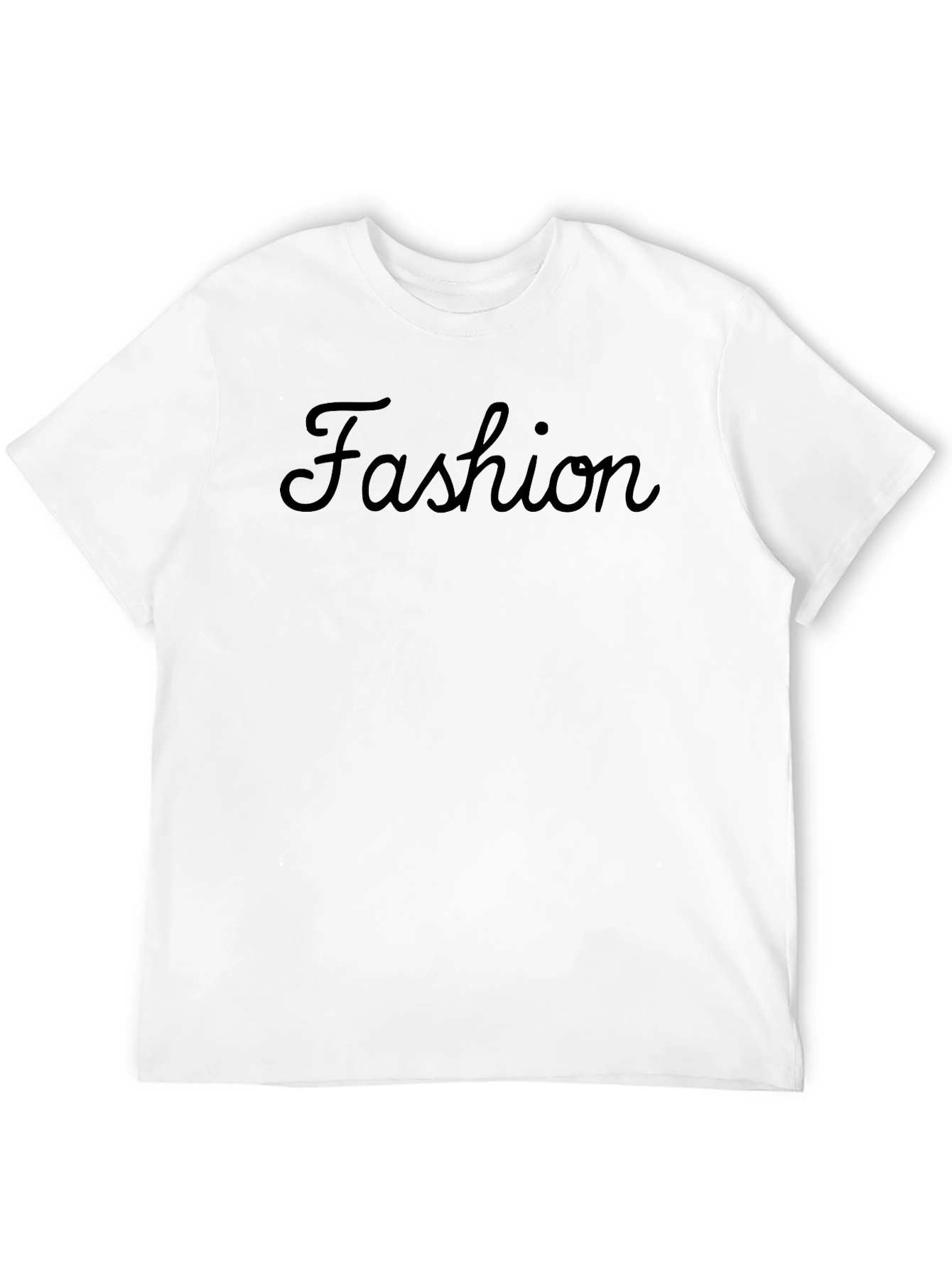 Black Fashion Script Graphic Tee - Stylish & Comfortable view 12