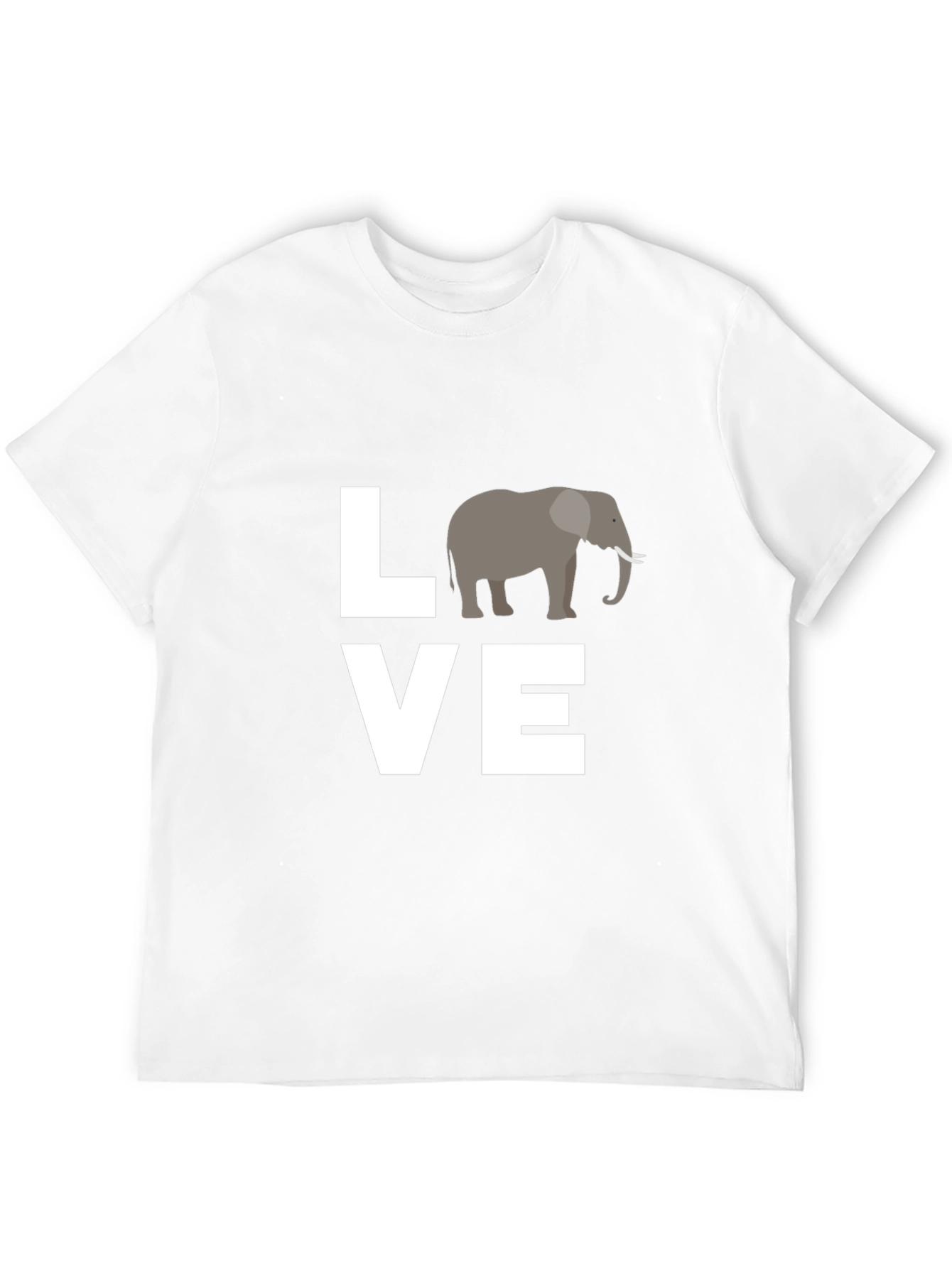 Black Love Elephants Black Graphic Tee view 12