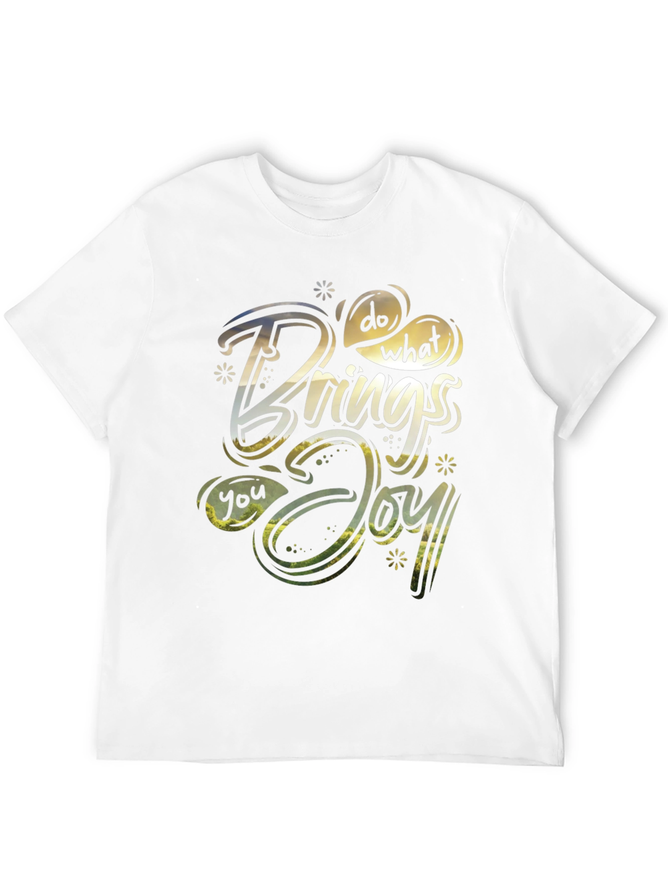 Black Do What Brings You Joy Black T-Shirt view 12