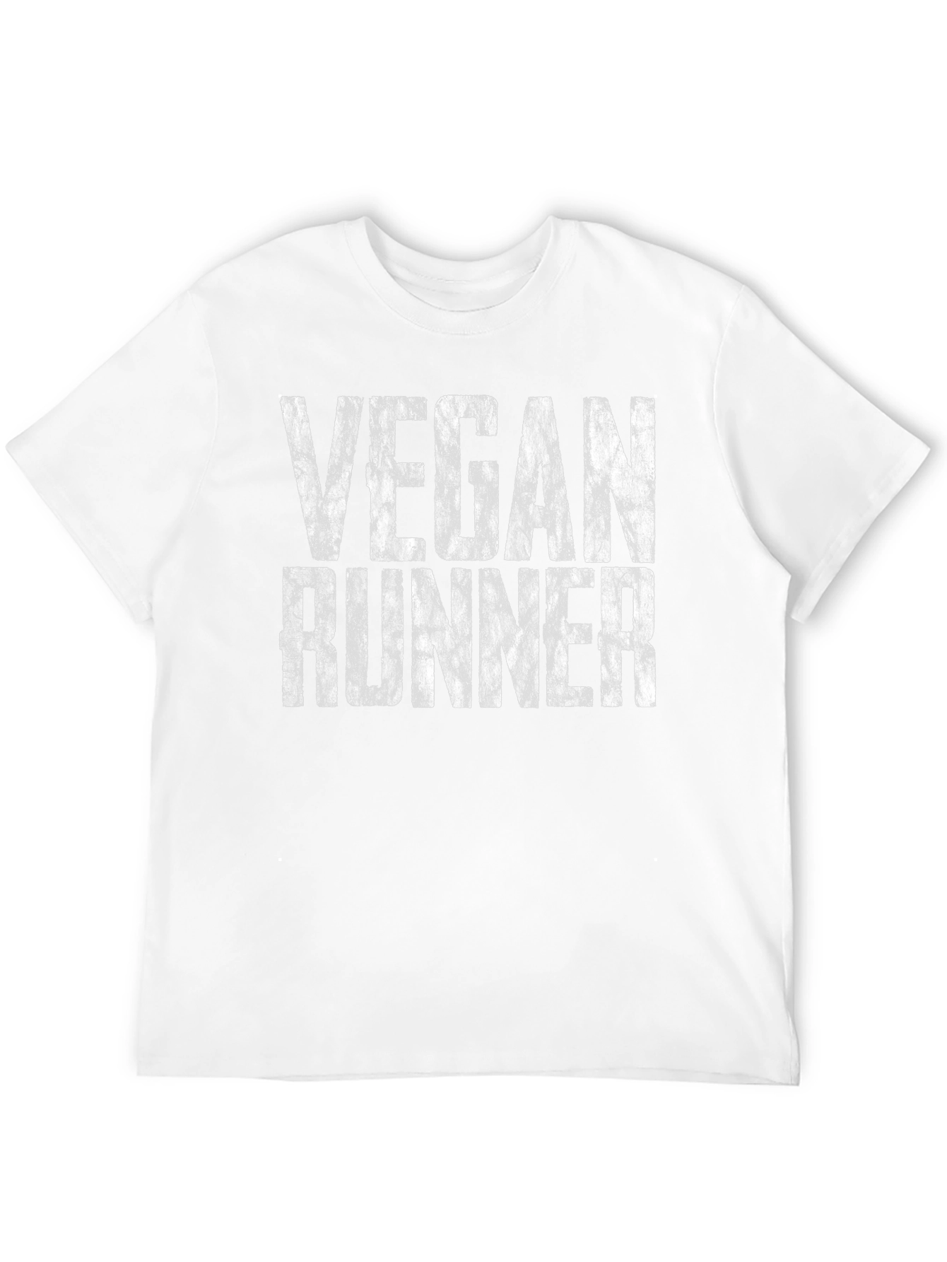 Black Vegan Runner Graphic Tee - Unisex Soft Cotton T-Shirt view 12