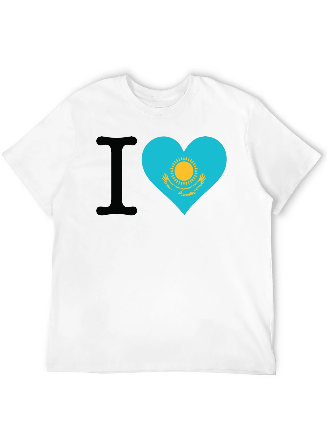 I Heart Kazakhstan Flag T-Shirt - 12