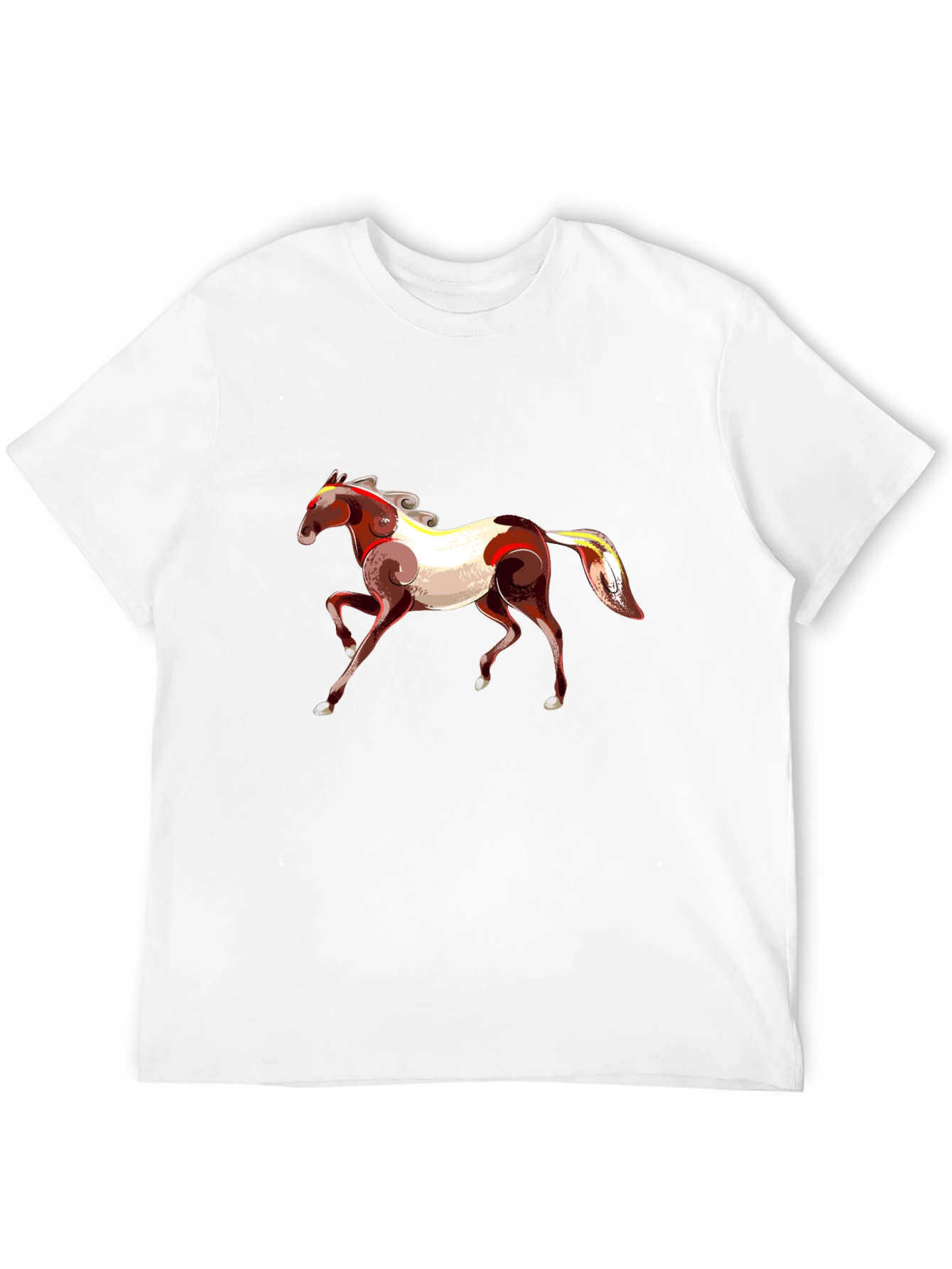 Black Horse Graphic Black T-Shirt view 12