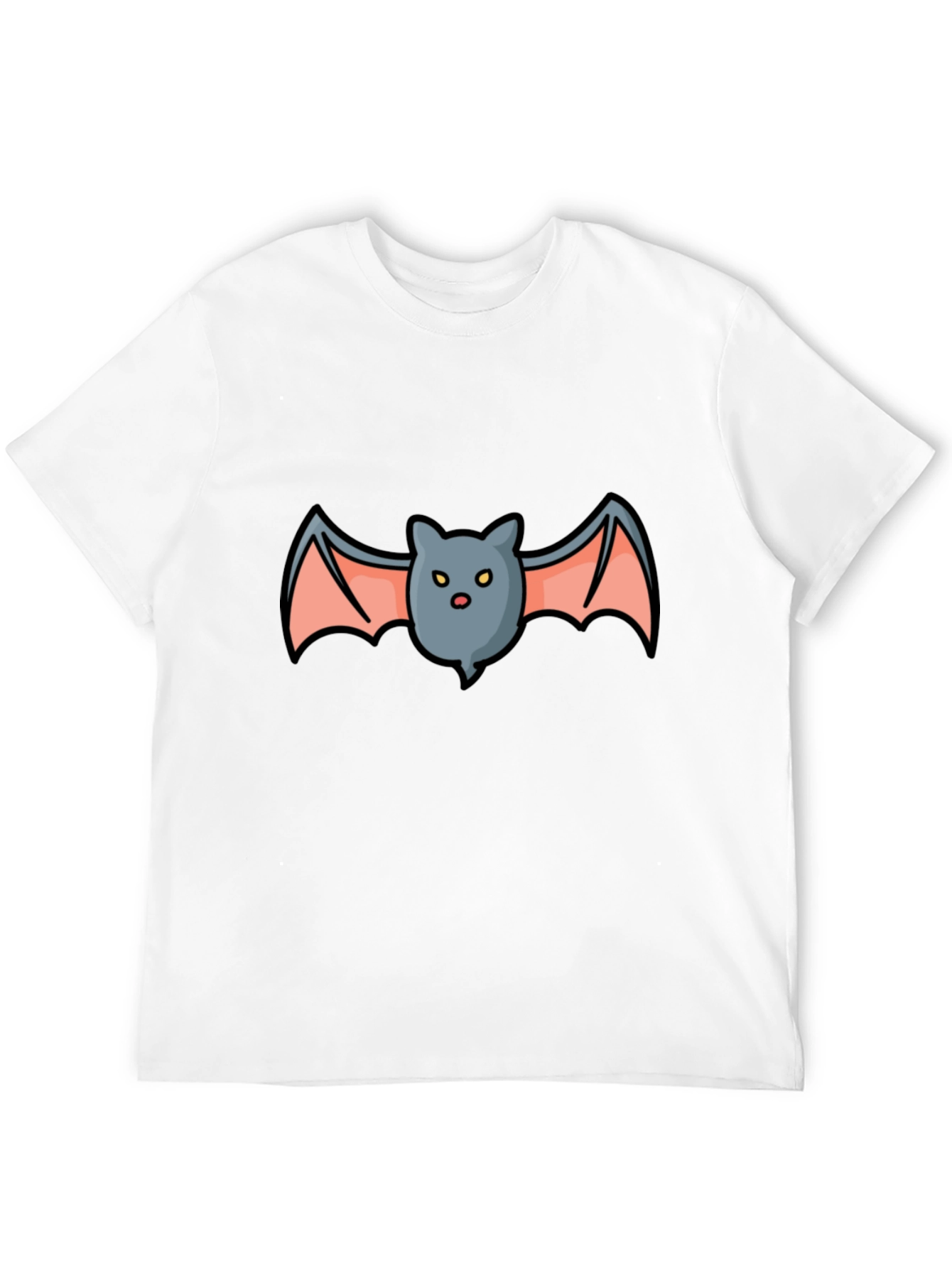 Black Cartoon Bat Graphic T-Shirt - Spooky Season view 12