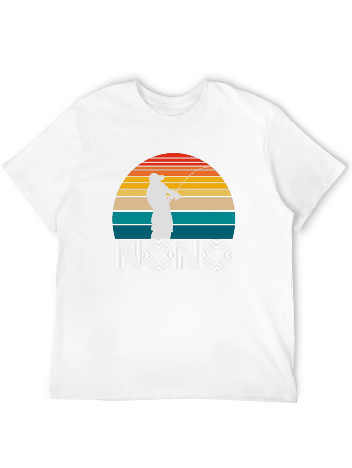 Retro Fishing T-Shirt - Nono Gift Idea - 12