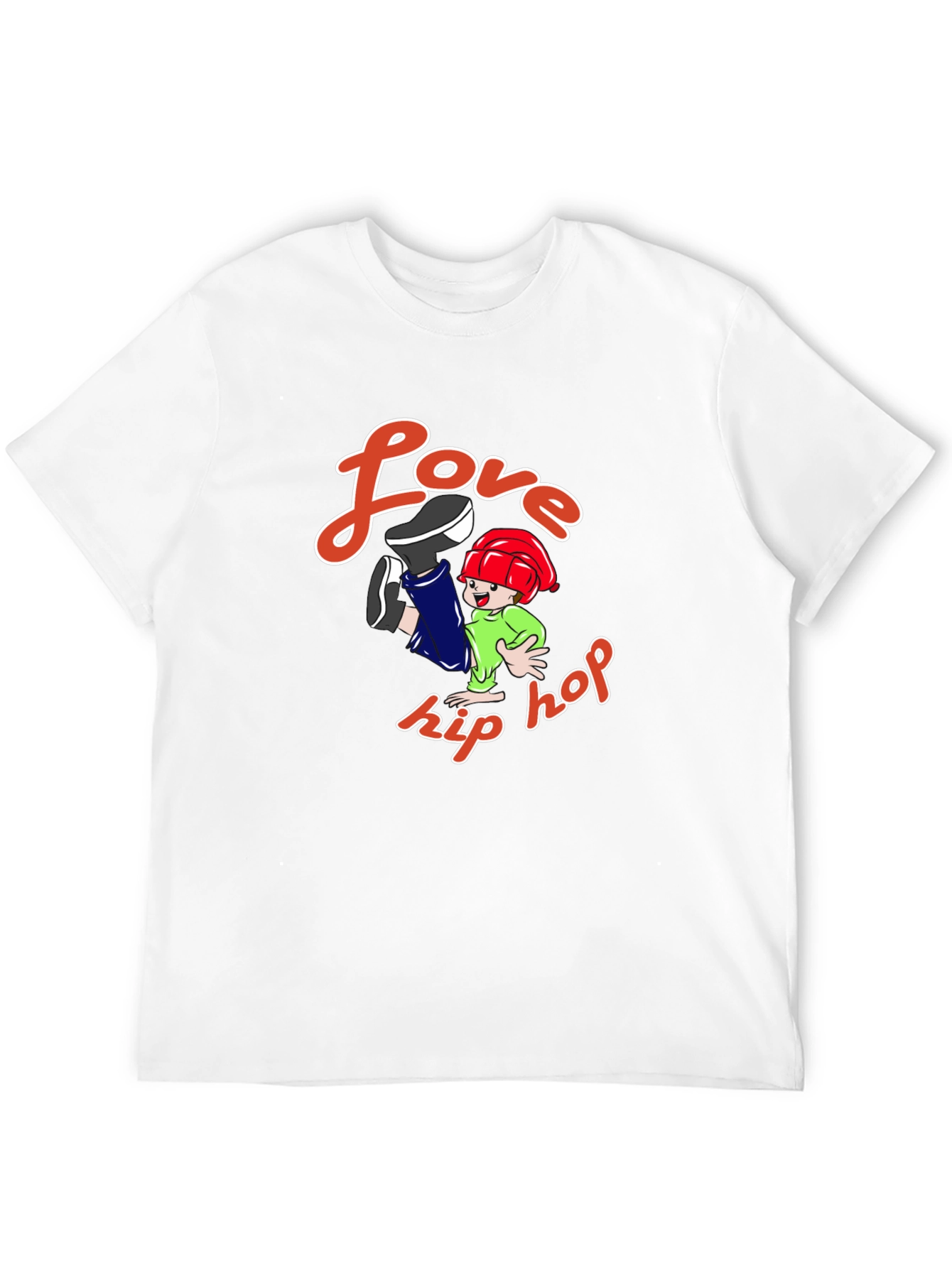 Black Love Hip Hop Graphic T-Shirt - Black view 12