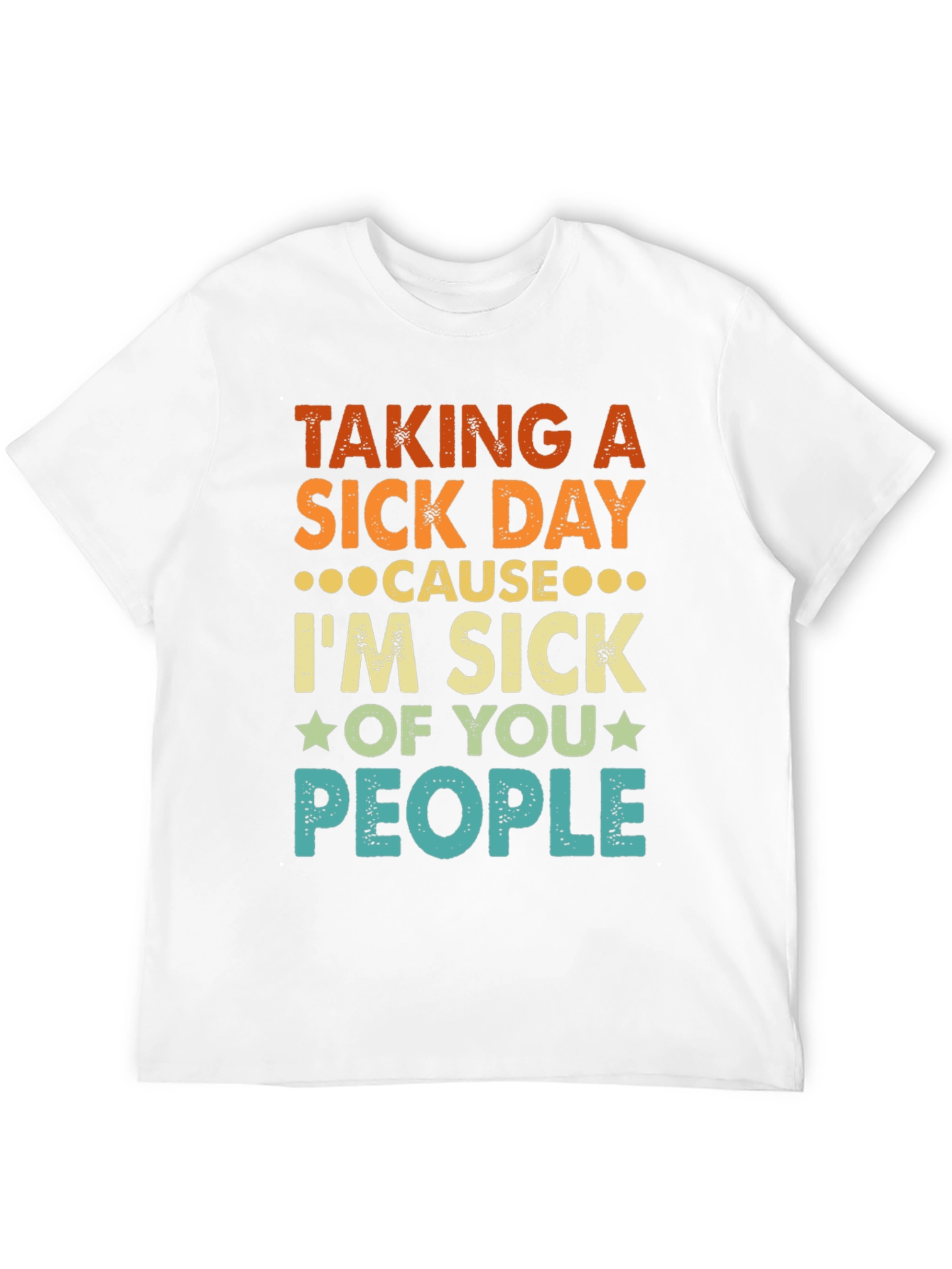 Black Taking a Sick Day Graphic Tee view 12