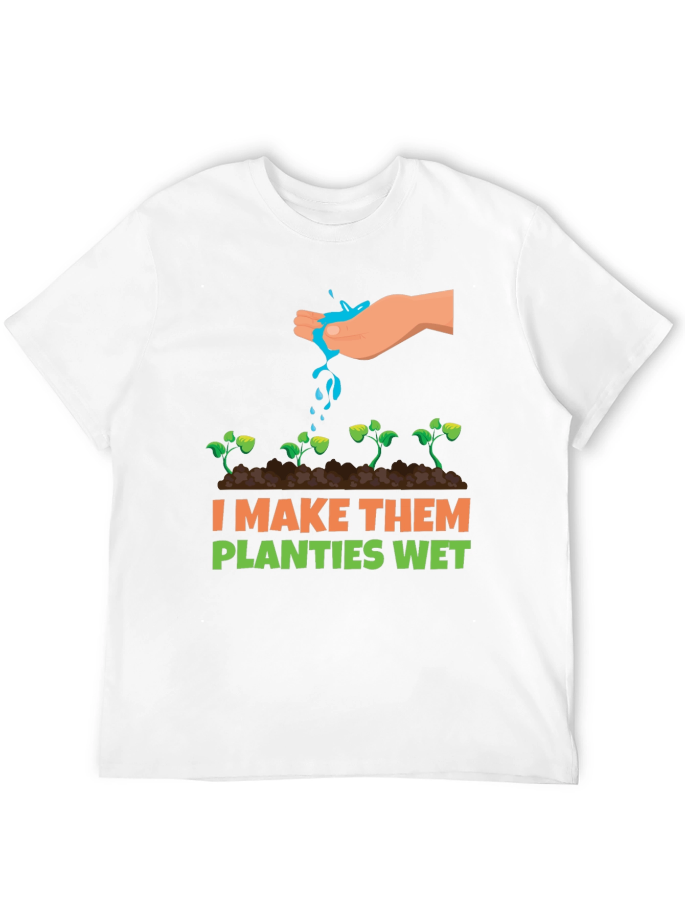 Black I Make Them Planties Wet Graphic Tee view 12