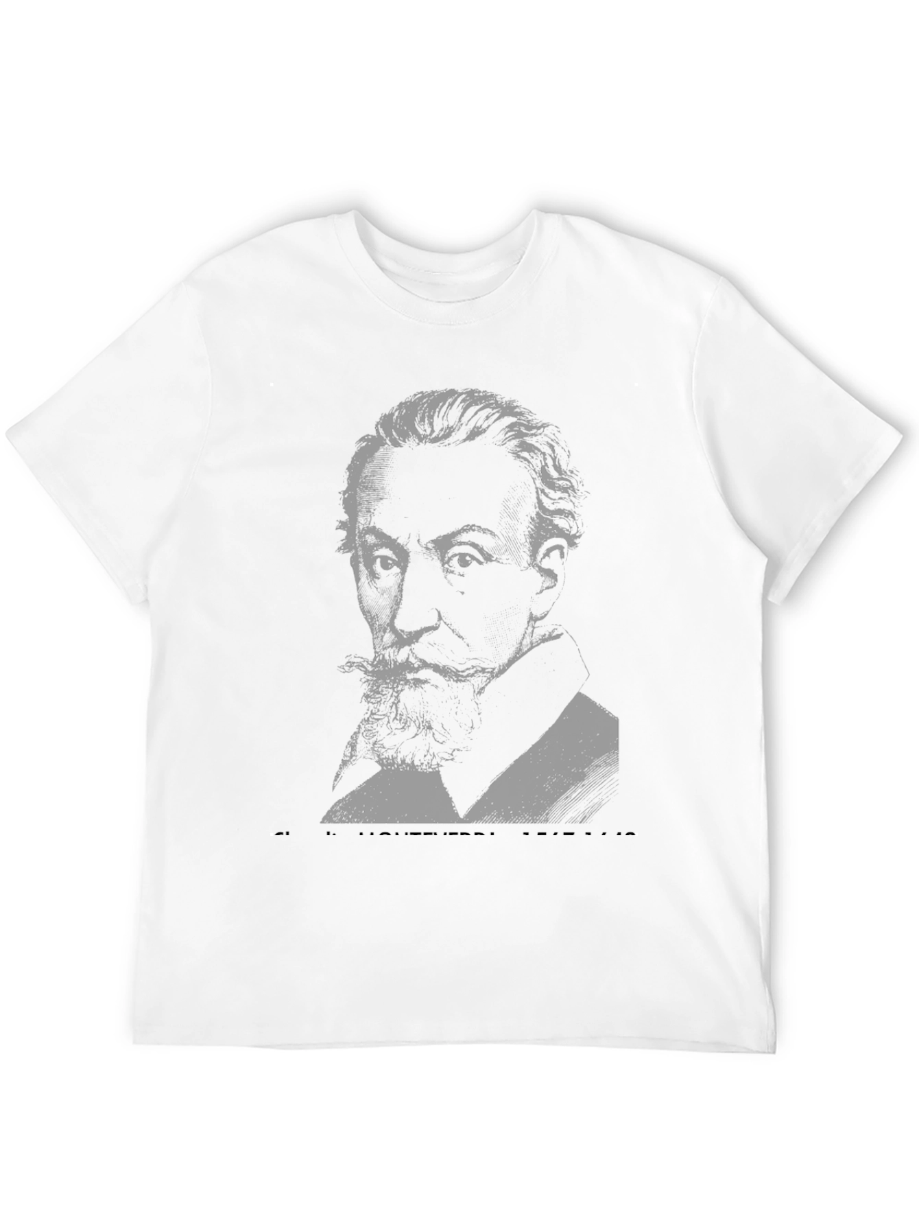 Black Vintage Portrait Graphic Tee - Black view 12