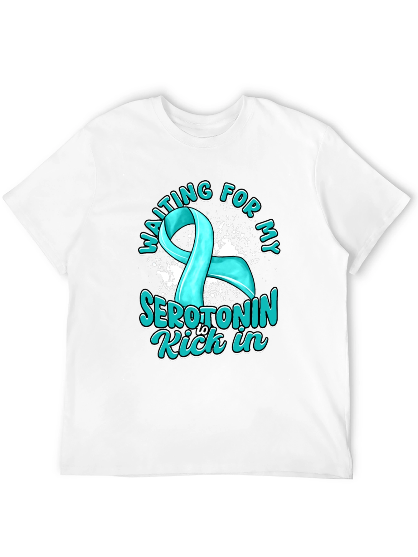 Black Serotonin Kick In T-Shirt Mental Health Awareness view 12