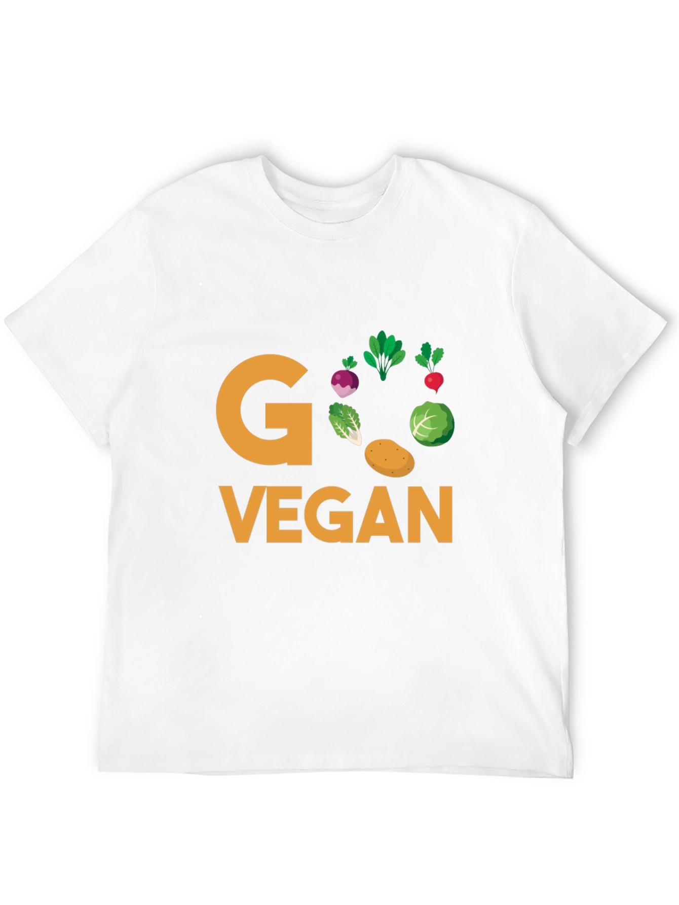 Black Go Vegan T-Shirt - Black Cotton Tee view 12