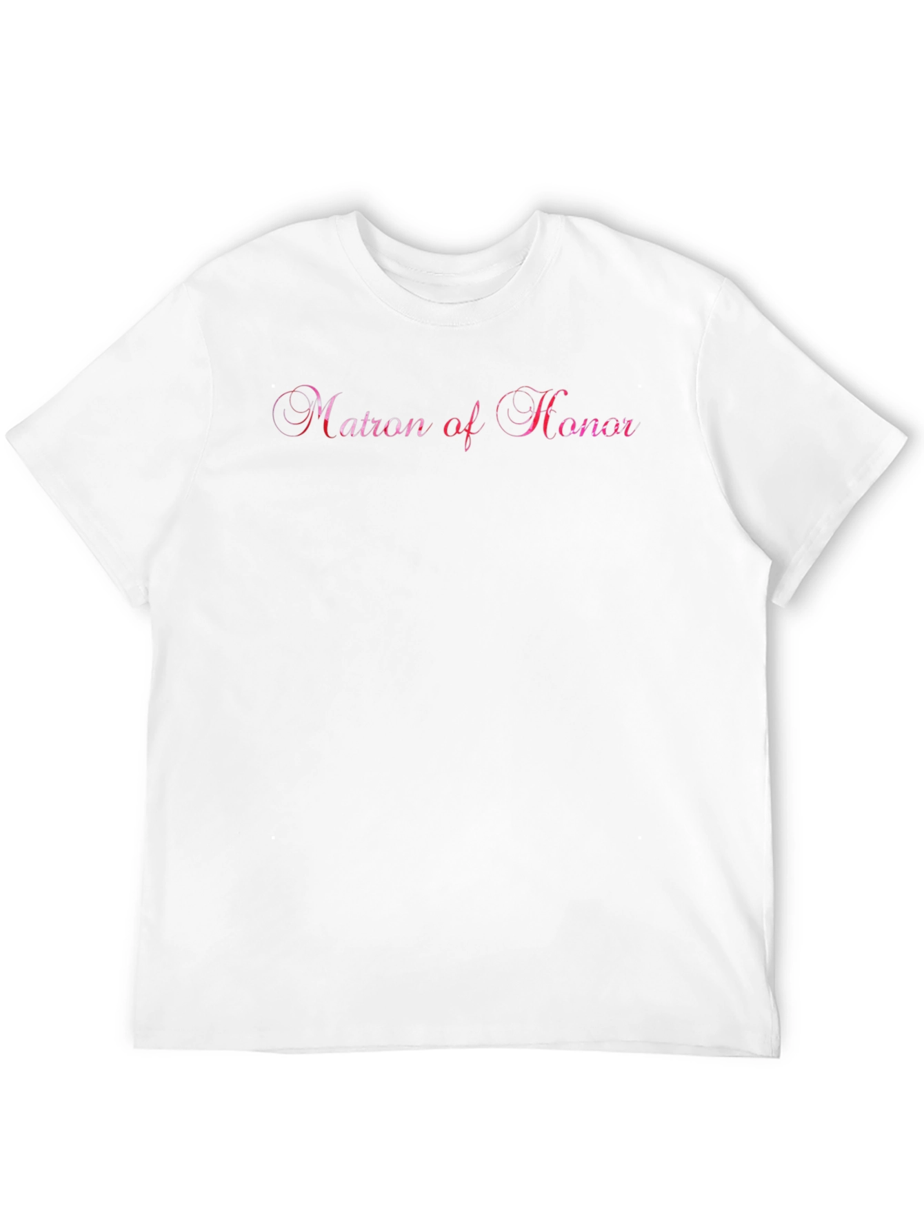 Black Matron of Honor Black T-Shirt view 12