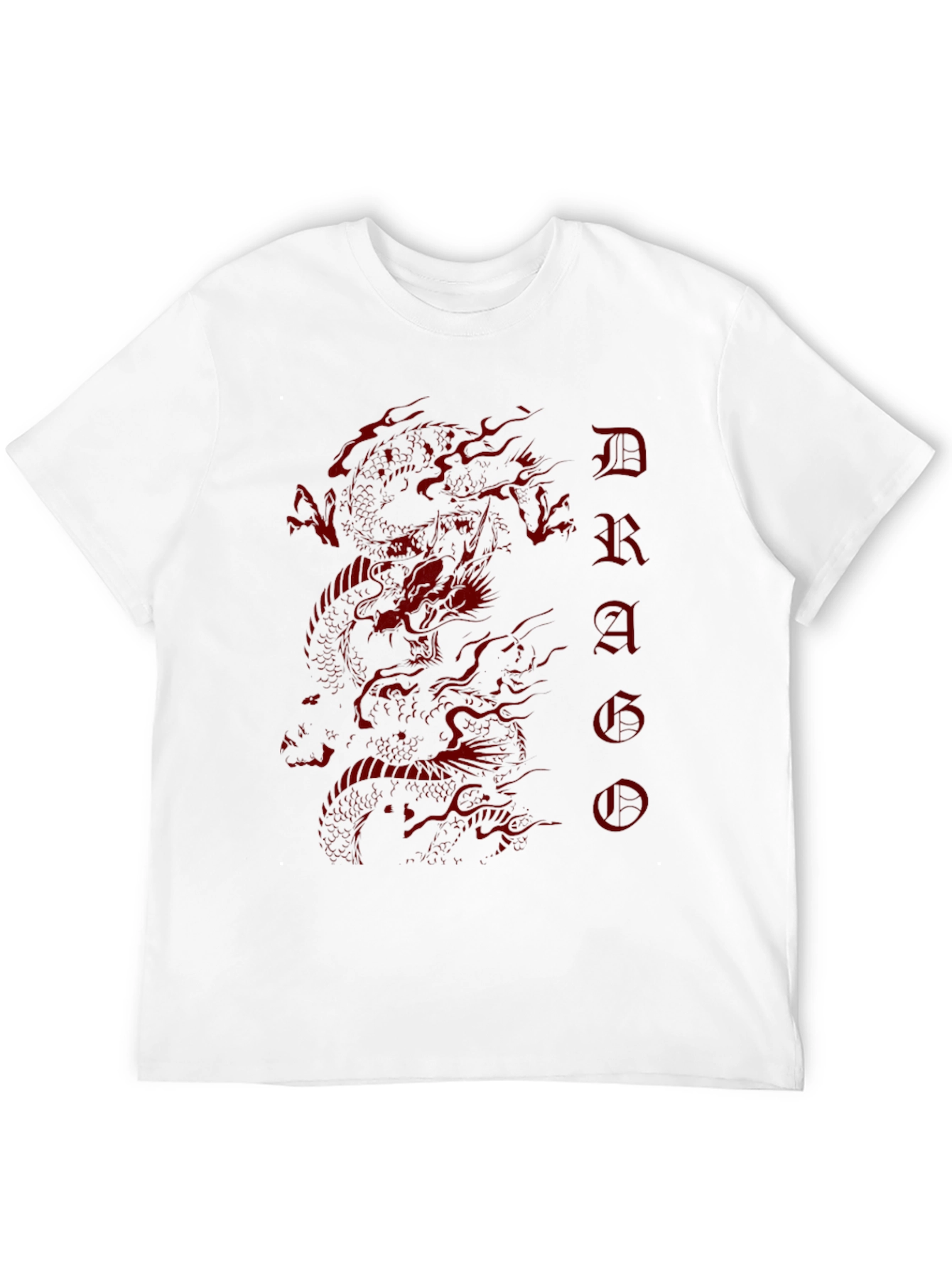 Black Dragon Graphic Tee - Men's Black Cotton T-Shirt view 12