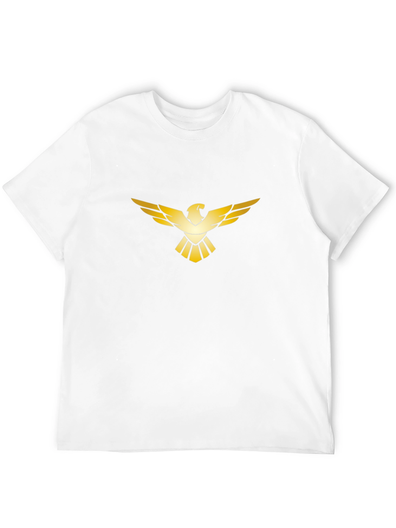 Black Golden Eagle Graphic Black T-Shirt view 12