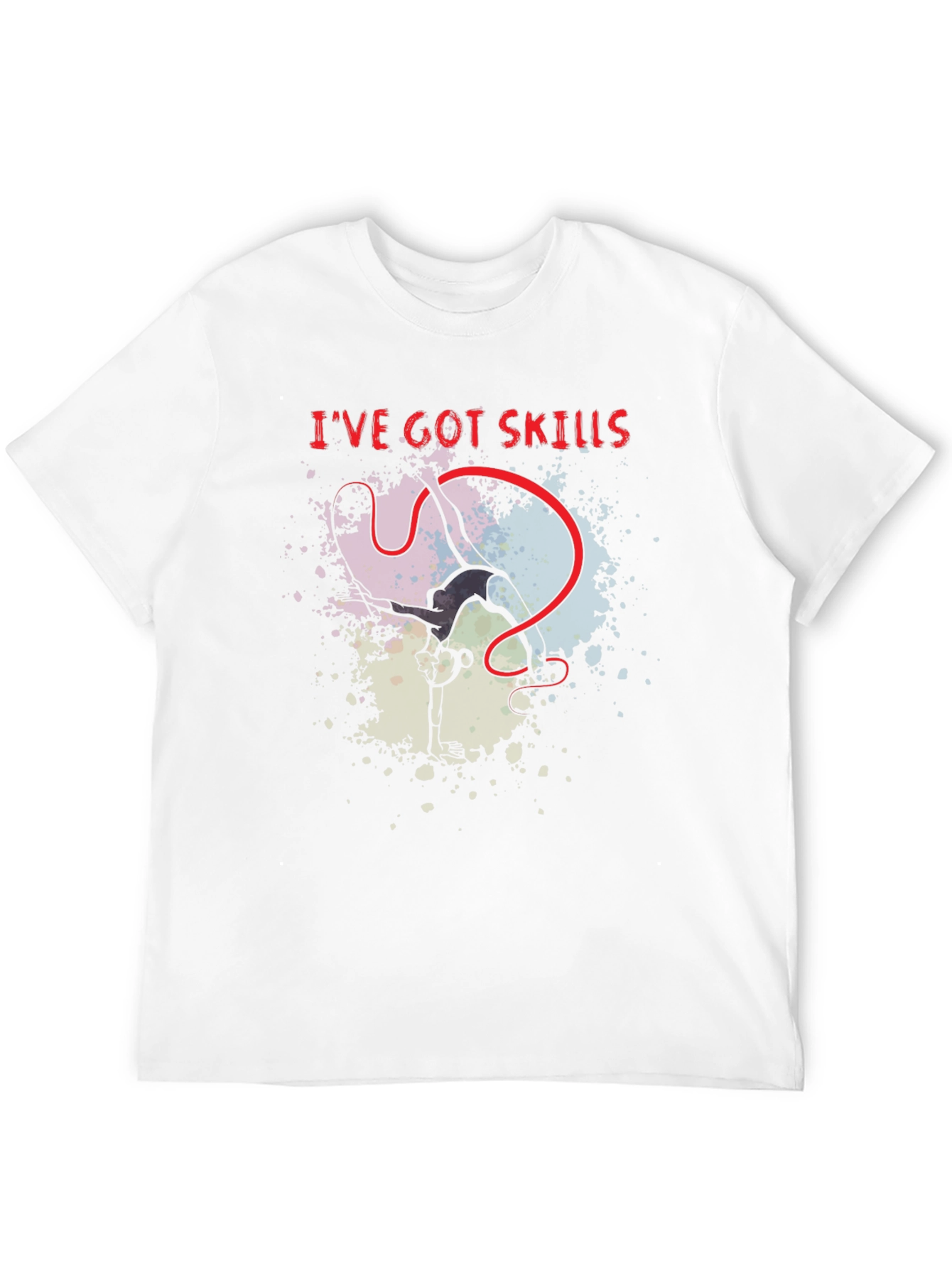 Black I've Got Skills T-Shirt - Unique Fishing Design view 12