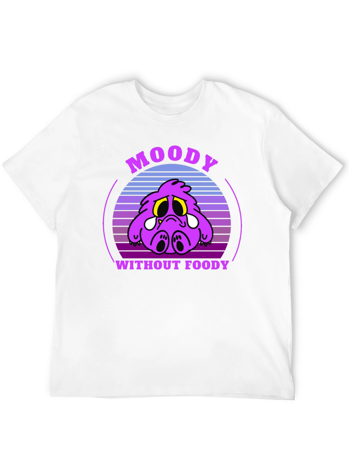 Black Moody Without Foody Graphic Tee view 12