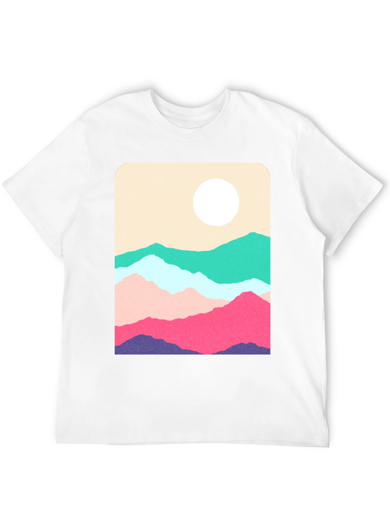Black Mountainscape Graphic Tee view 12