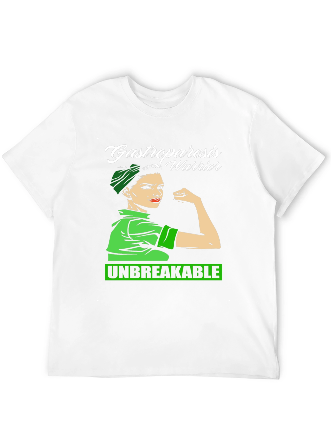 Black Gastroparesis Warrior Black T-Shirt view 12