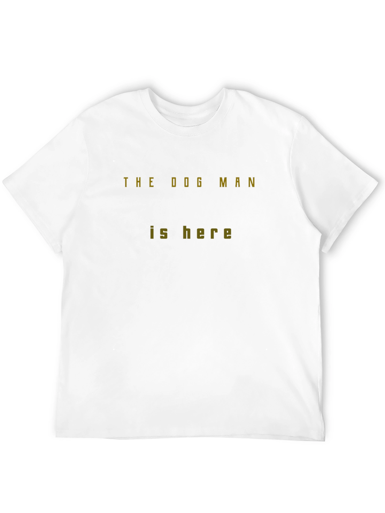 Black The Dog Man Is Here Graphic Tee view 12