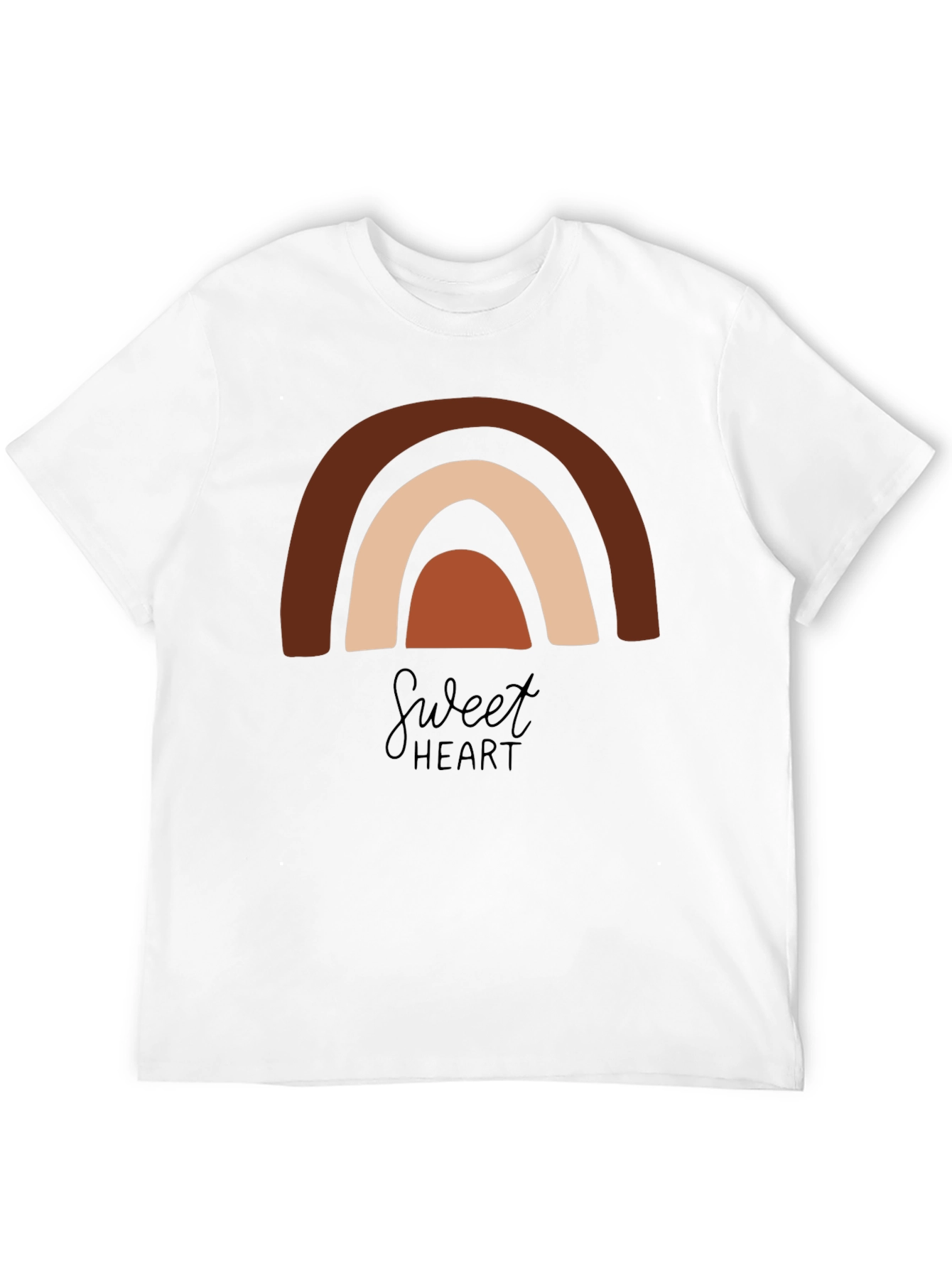 Black Sweetheart Rainbow Graphic T-Shirt view 12